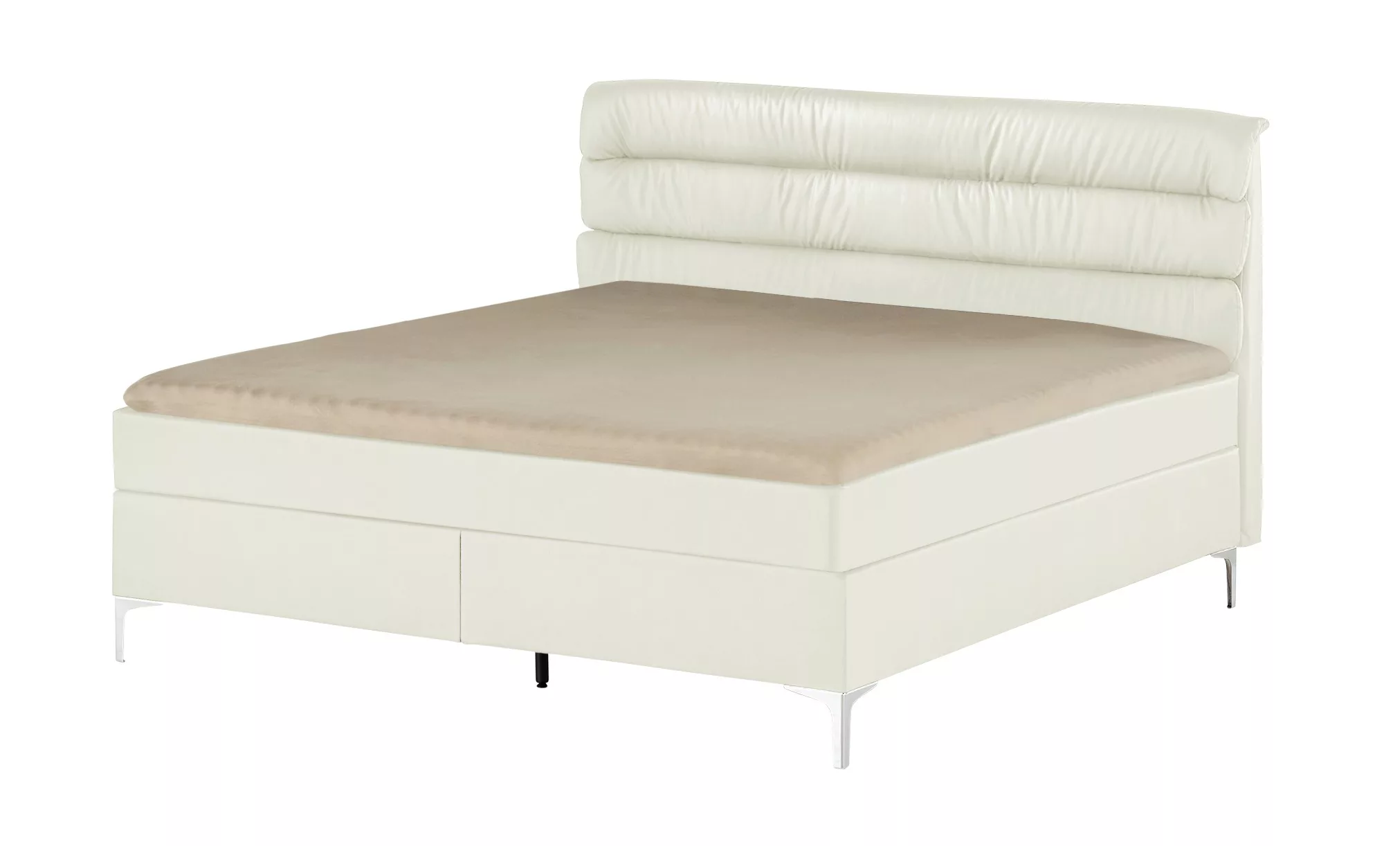 Boxspringbett  Lina ¦ weiß ¦ Maße (cm): B: 148 H: 122 Betten > Einzelbetten günstig online kaufen