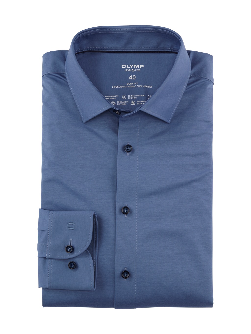 OLYMP Businesshemd "Level Five body fit Jerseyshirt", in Jersey Qualität günstig online kaufen