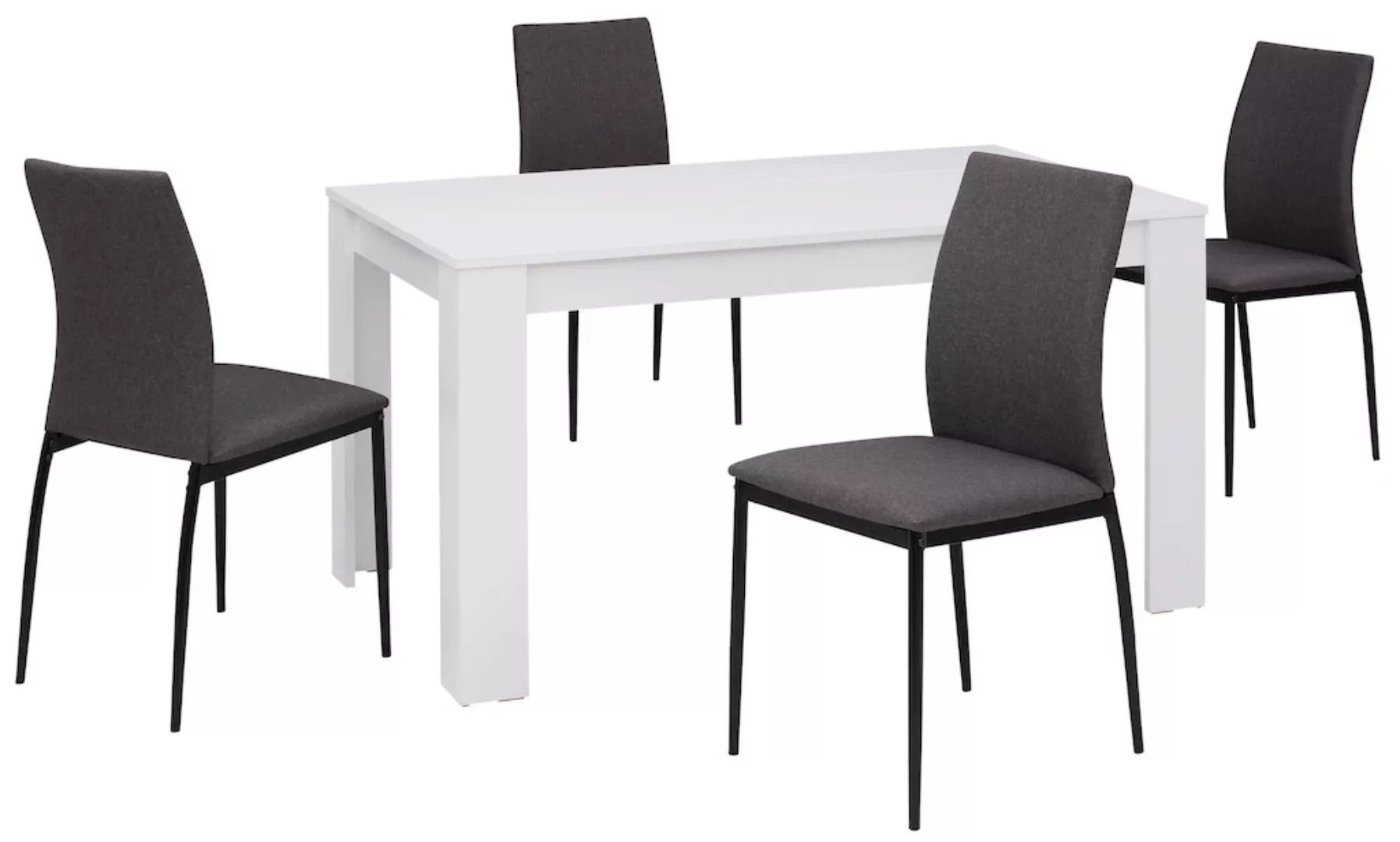 Home affaire Essgruppe "SIMONE", (Set, 5 tlg.), Platte mit Wendeeinlage, Be günstig online kaufen