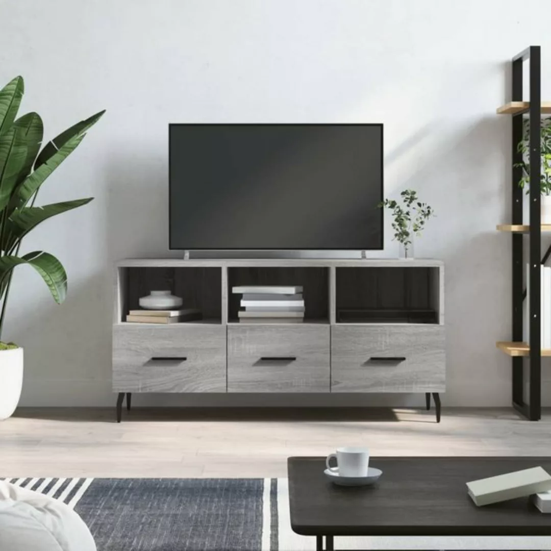 vidaXL TV-Schrank TV-Schrank Grau Sonoma 102x36x50 cm Spanplatte günstig online kaufen