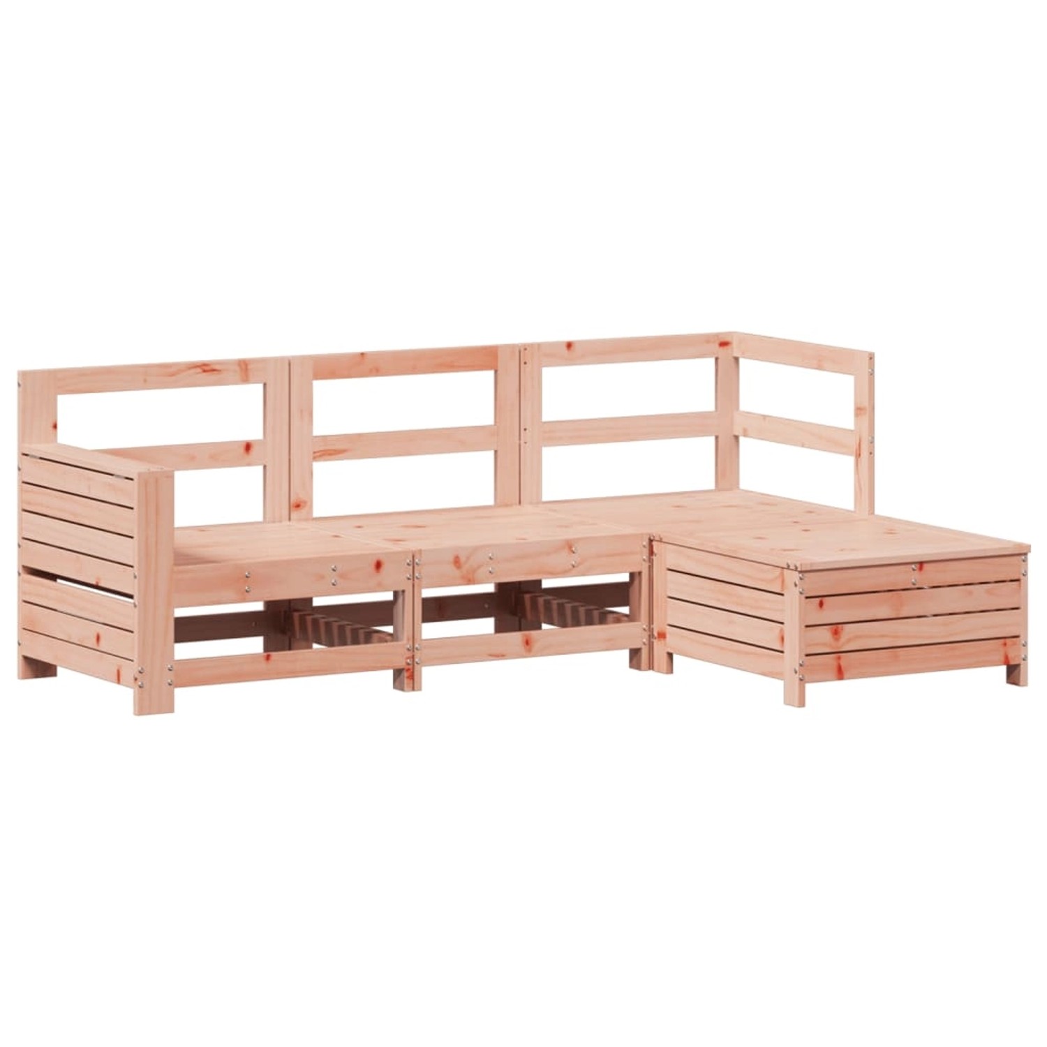 vidaXL 4-Tlg Garten-Sofagarnitur Massivholz Douglasie 3250770 günstig online kaufen