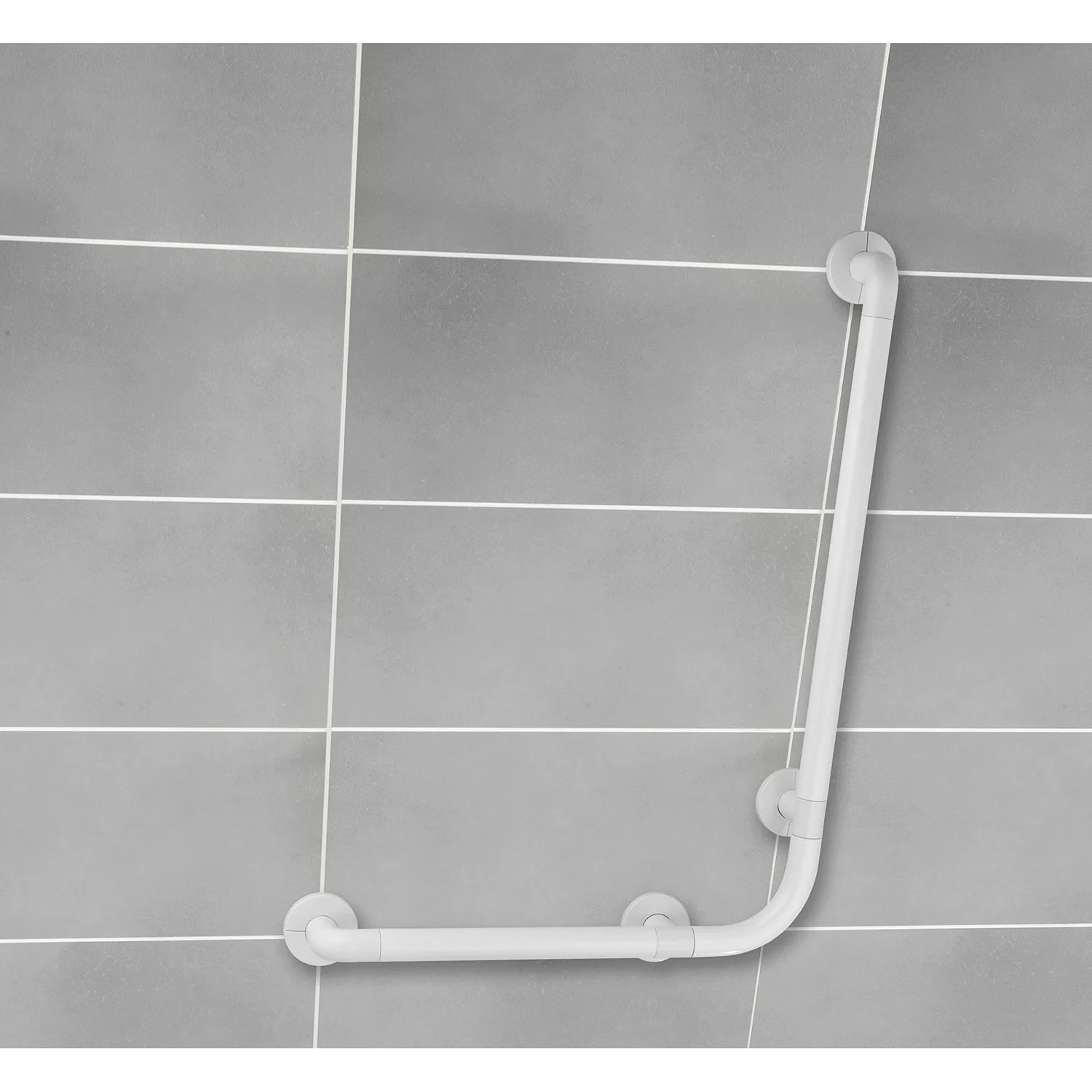 WENKO Wandhaltegriff Secura 78 x 55,5 cm Weiß 2er Set weiß günstig online kaufen