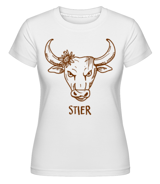 Kritzel Stil Sternzeichen Stier · Shirtinator Frauen T-Shirt günstig online kaufen