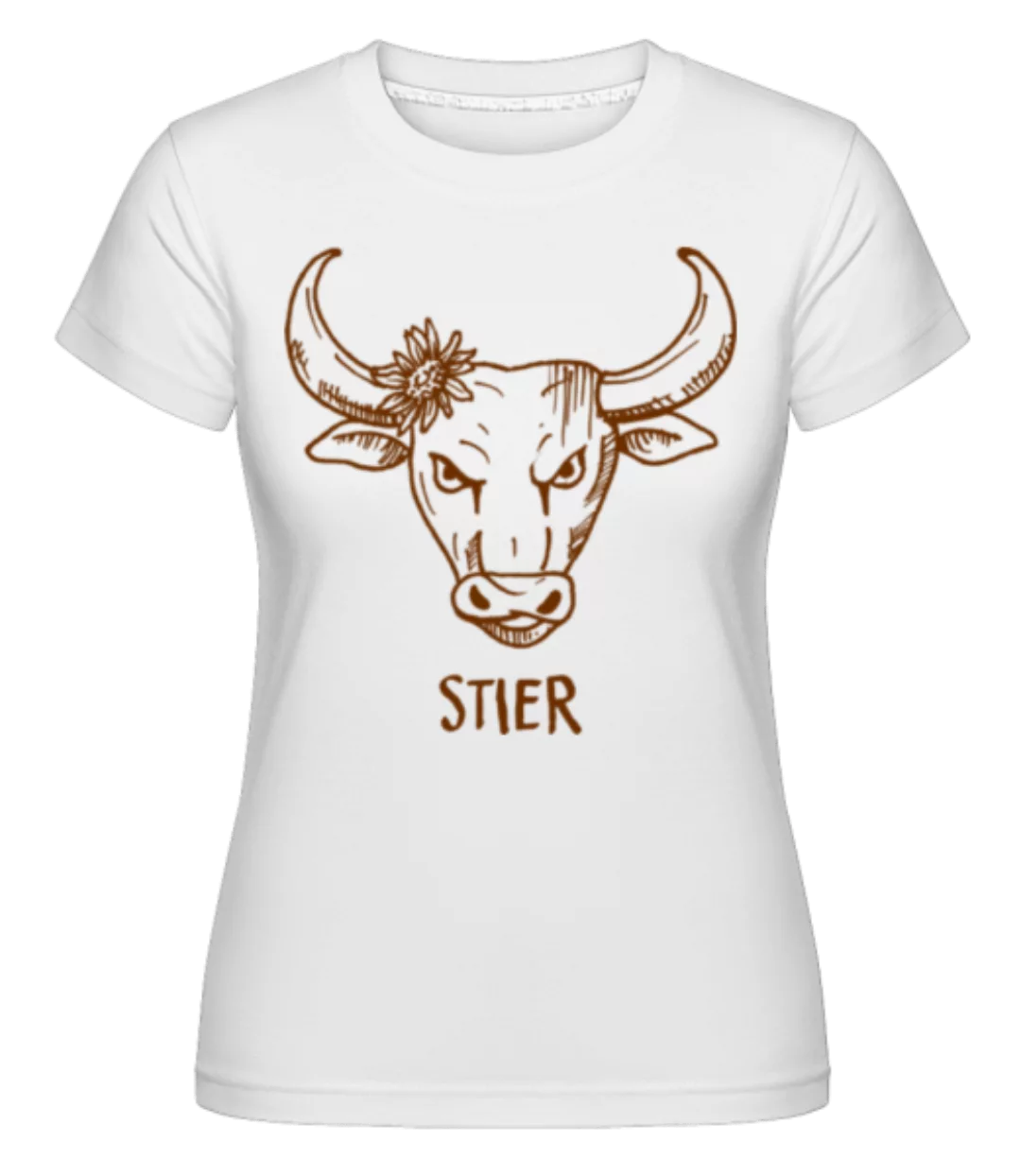 Kritzel Stil Sternzeichen Stier · Shirtinator Frauen T-Shirt günstig online kaufen