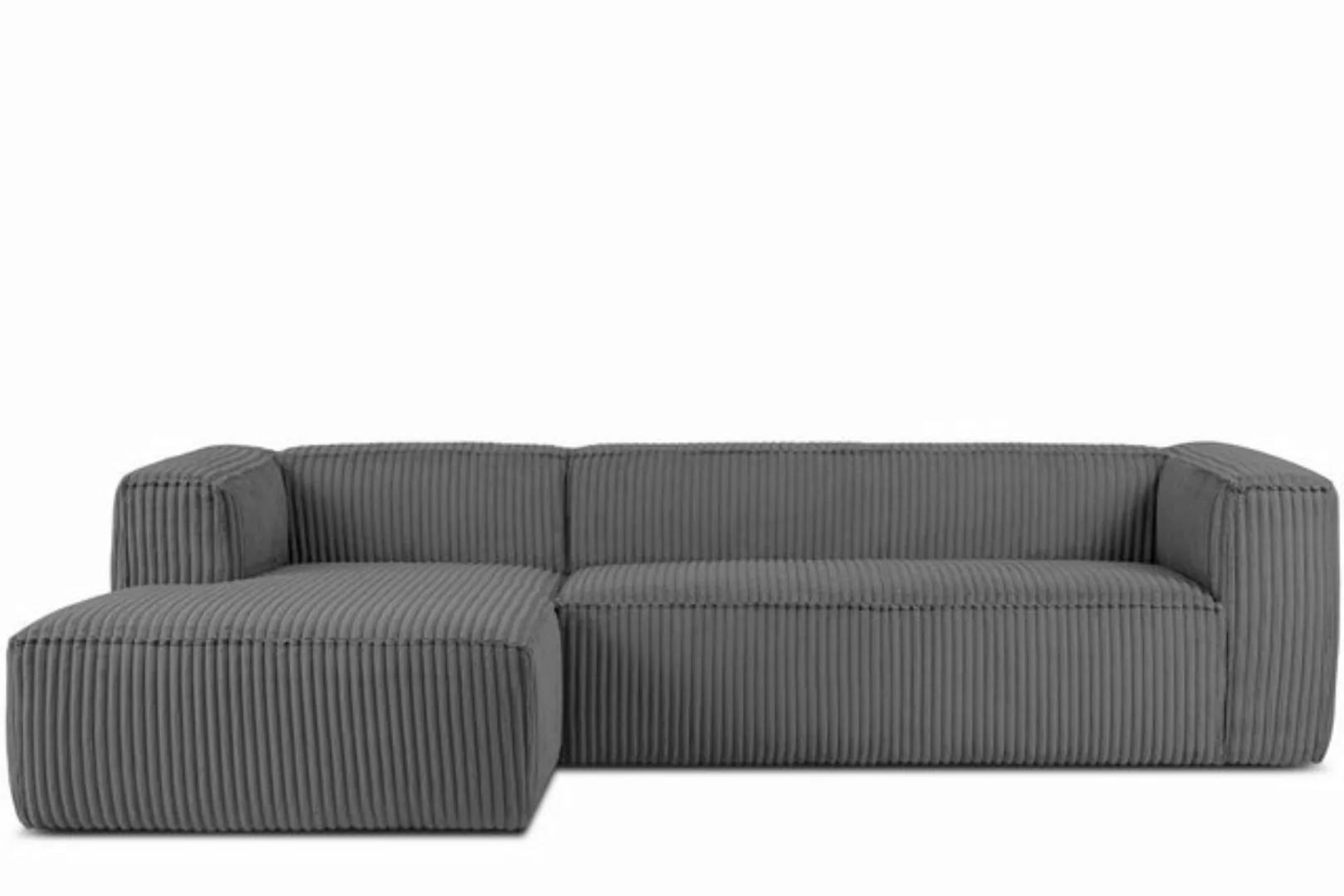 Konsimo Ecksofa Links Ecksofa FEROX, hergestellt in der EU, aus breitem Cor günstig online kaufen