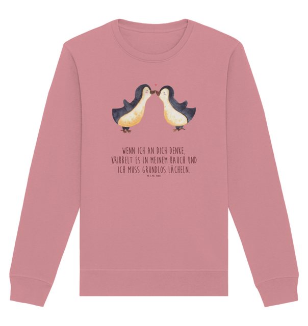 Mr. & Mrs. Panda Longpullover Größe XXL Pinguine Kuss - Canyon Pink - Gesch günstig online kaufen