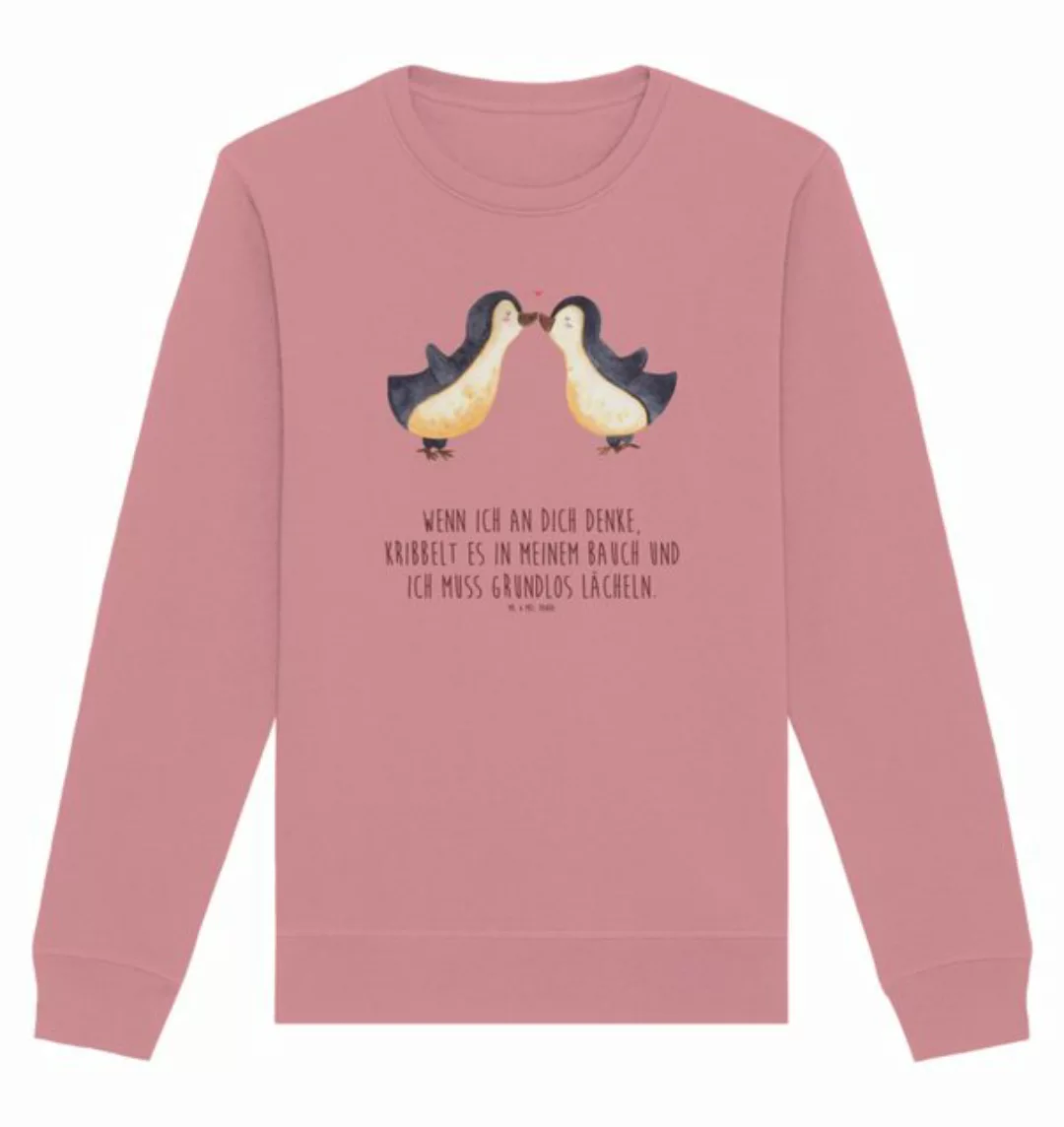 Mr. & Mrs. Panda Longpullover Größe XS Pinguine Kuss - Canyon Pink - Gesche günstig online kaufen