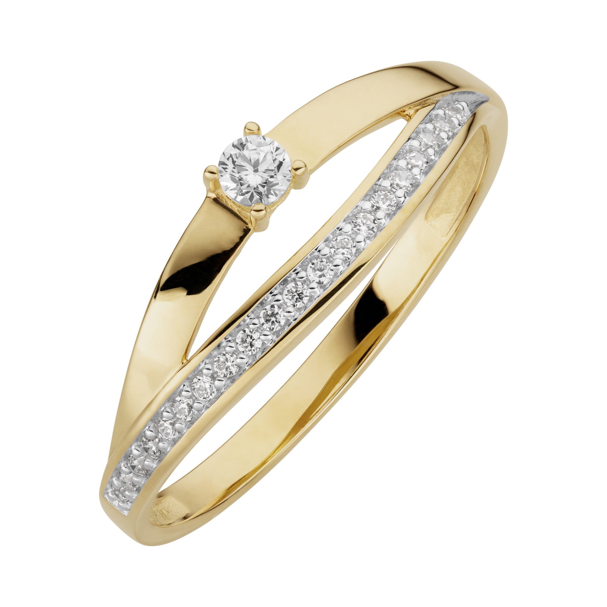 Orolino Fingerring 333/- Gelbgold glanz synth. günstig online kaufen