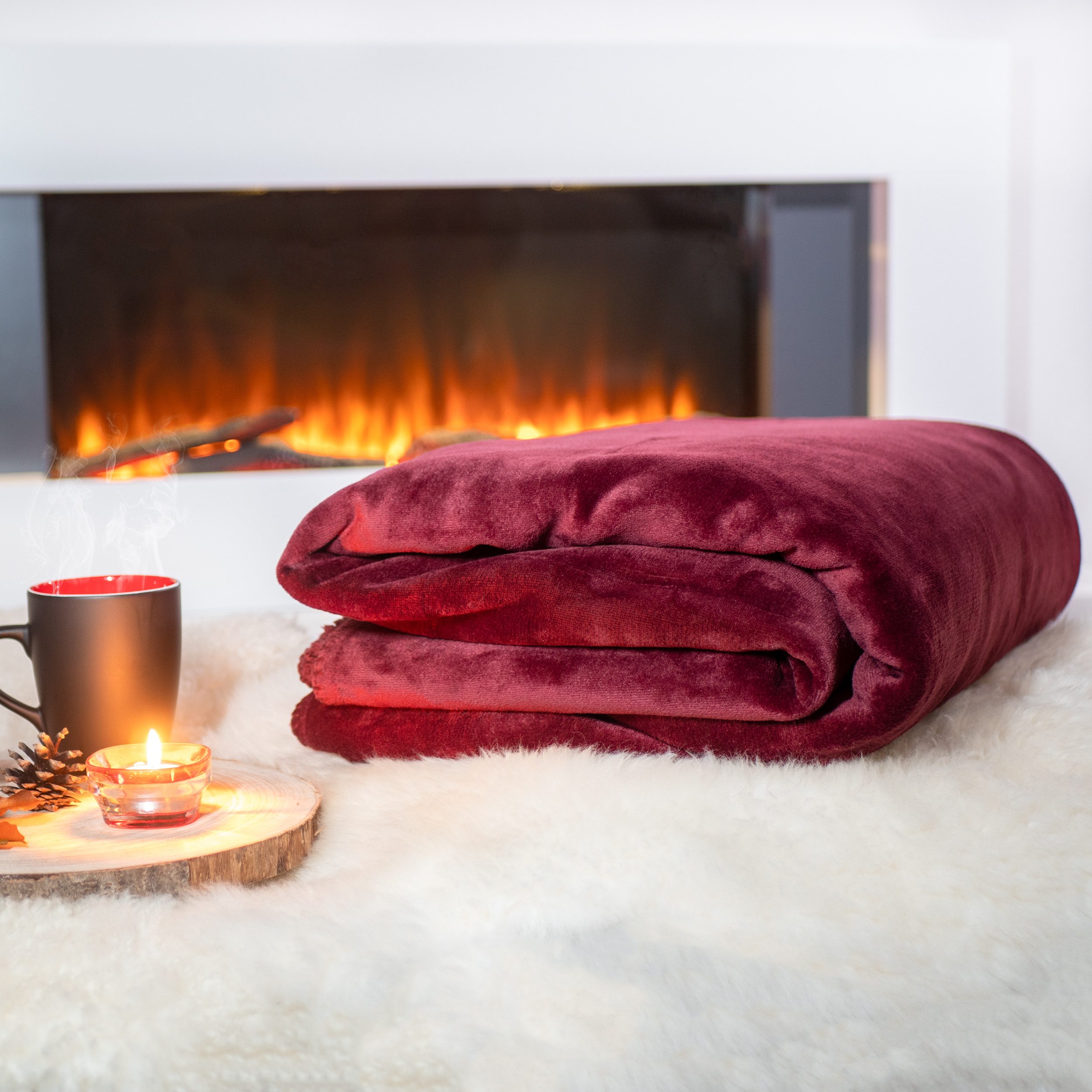 Wohndecke Flanell und Sherpa, VIVA Home, günstig online kaufen