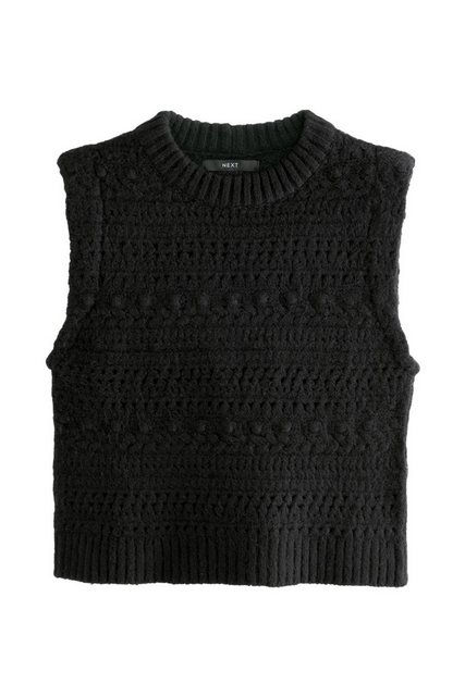 Next Stricktop Ärmelloses Strick-Tanktop Pullunder (1-tlg) günstig online kaufen