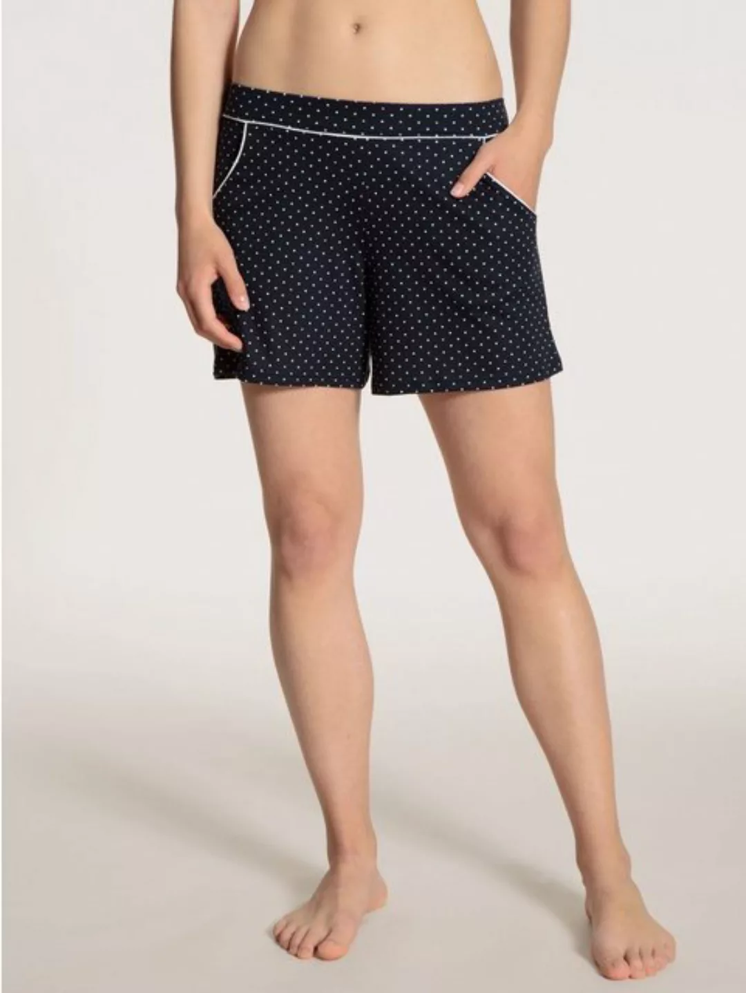 CALIDA Stoffhose DAMEN Shorts, dark lapis blue günstig online kaufen