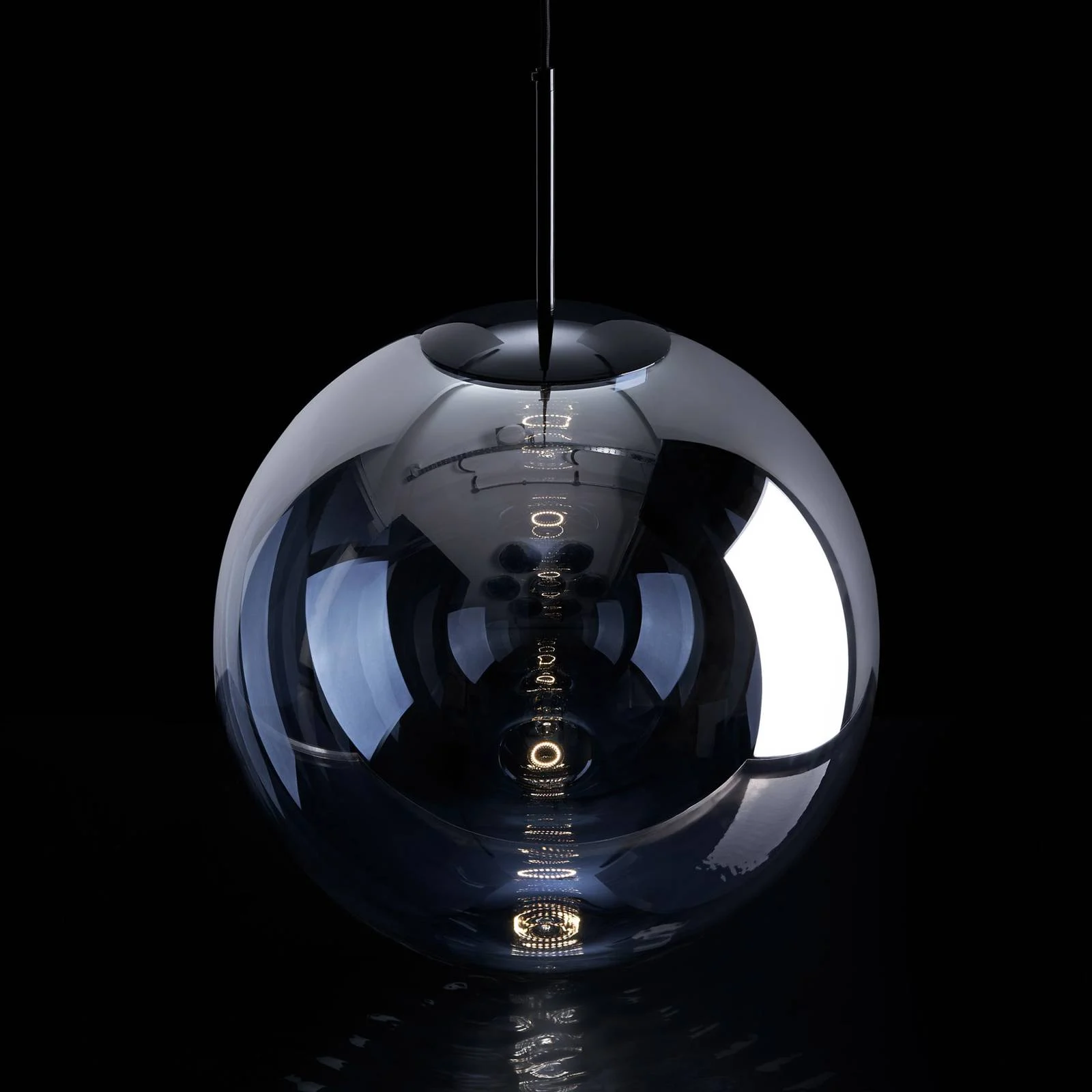 Tom Dixon Globe LED-Hängeleuchte, chrom günstig online kaufen