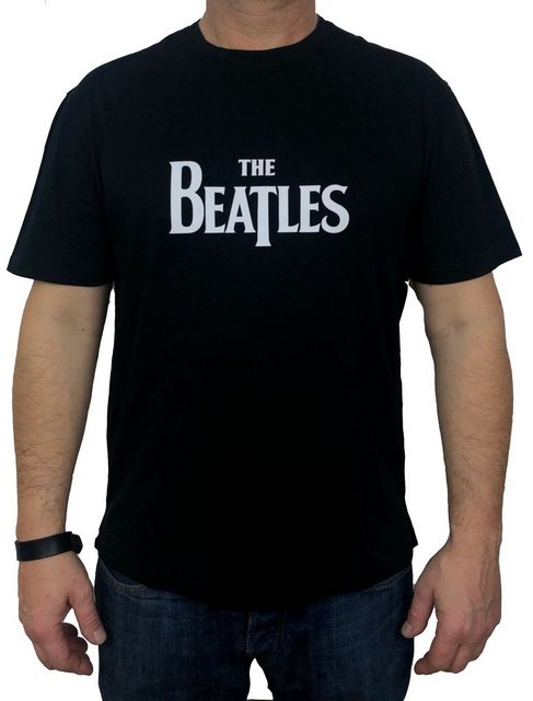 The Beatles T-Shirt "Classic Logo, black"/GOTS (Stück, 1-tlg., Stück) mit F günstig online kaufen