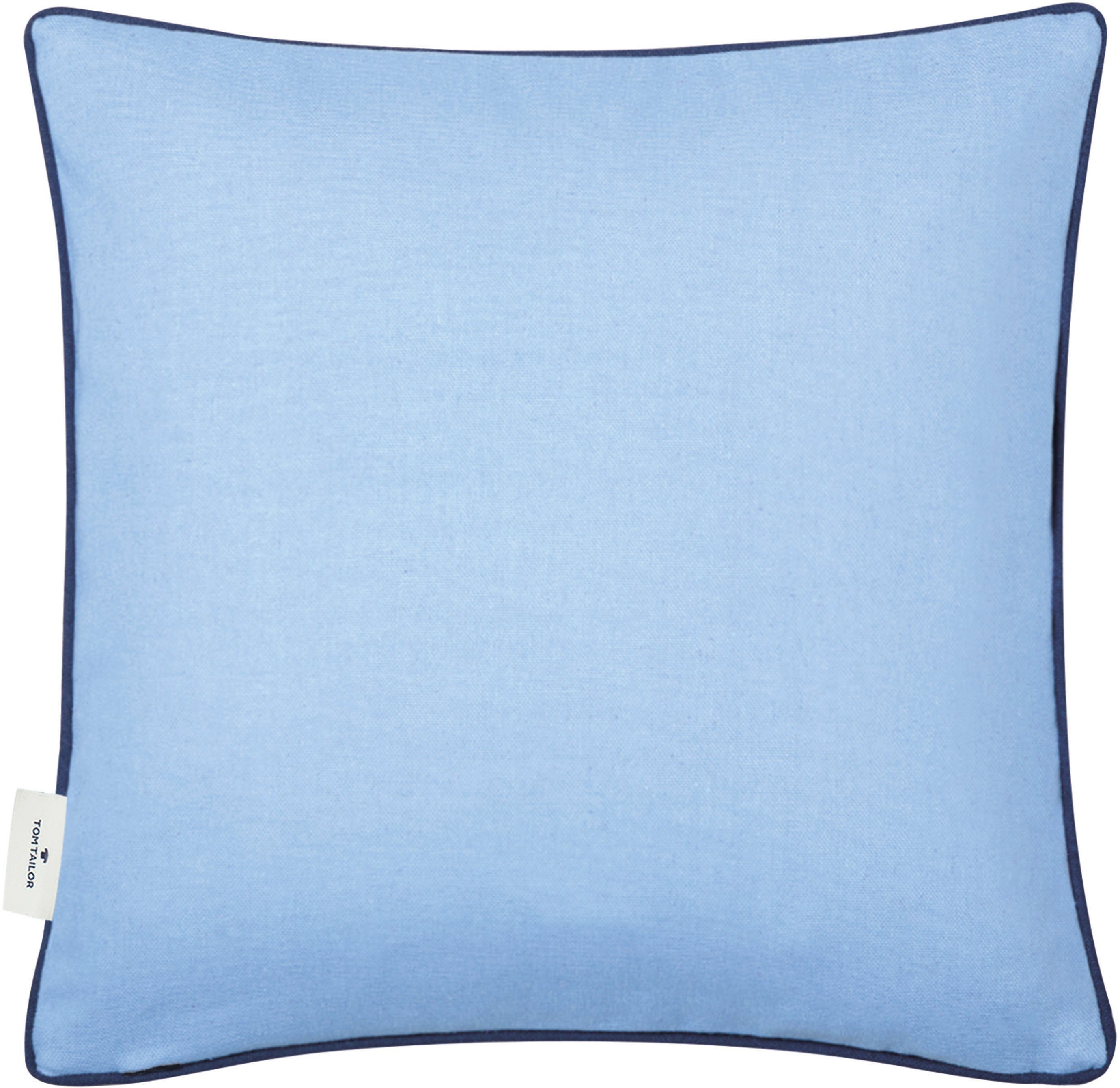 TOM TAILOR HOME Dekokissen »Dove Signature«, mit Paspel, Kissenhülle ohne F günstig online kaufen