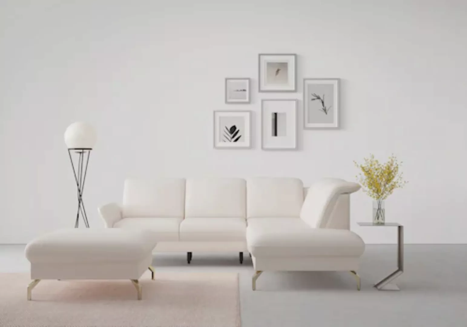 sit&more Ecksofa »Fashion L-Form«, wahlweise mit Kopfteilverstellung, Vorzi günstig online kaufen
