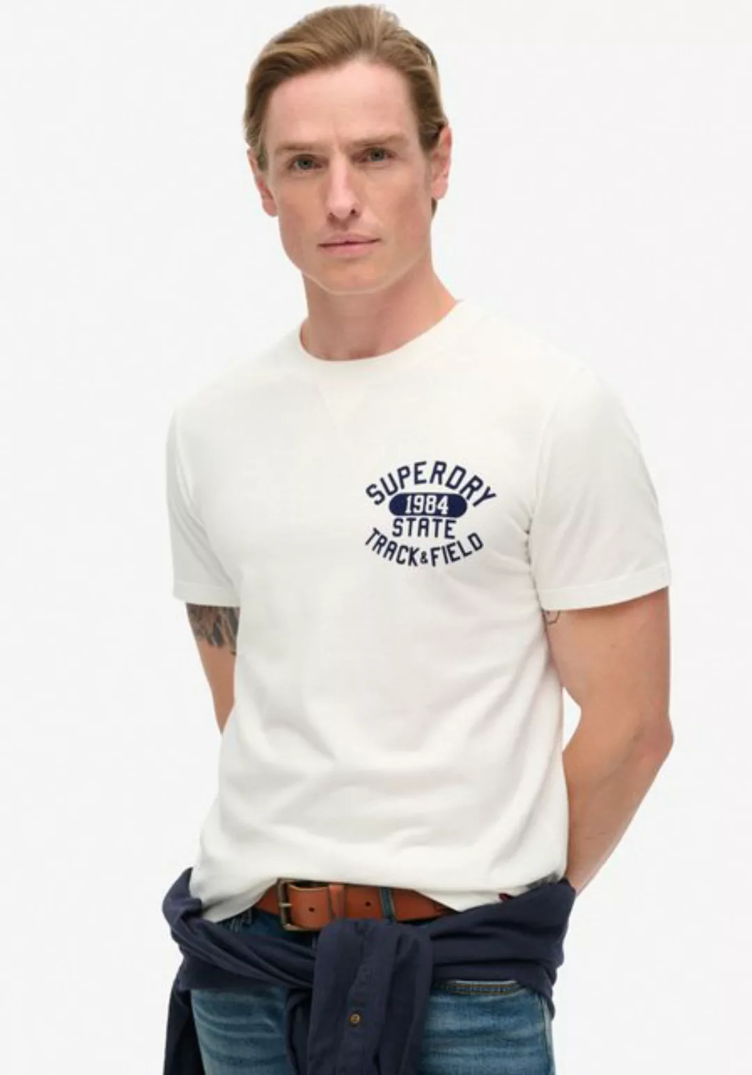 Superdry Rundhalsshirt "TRACK & FIELD GRAPHIC T SHIRT" günstig online kaufen