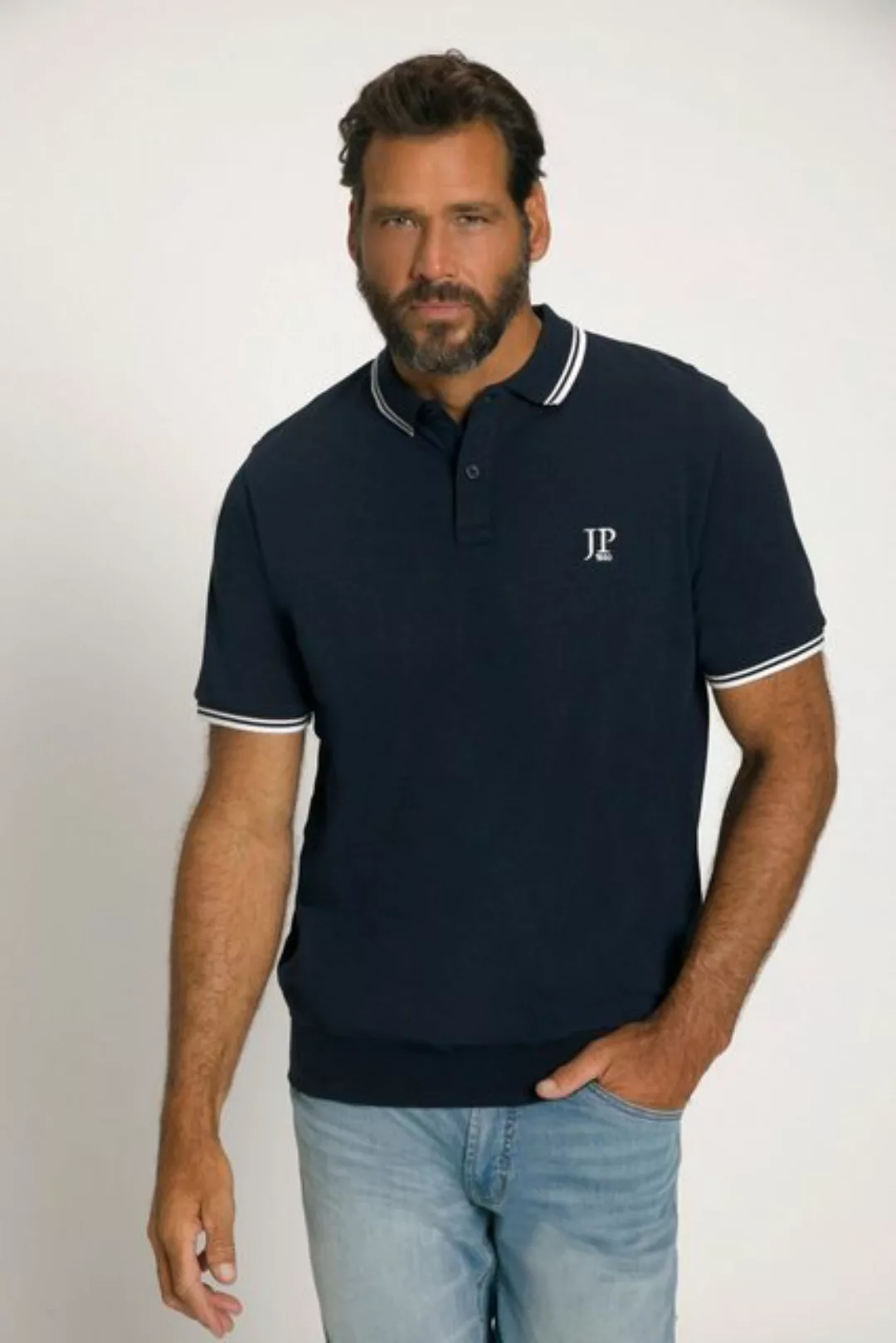 JP1880 Poloshirt JP1880 Poloshirt Bauchfit Piqué Halbarm bis 8 XL günstig online kaufen