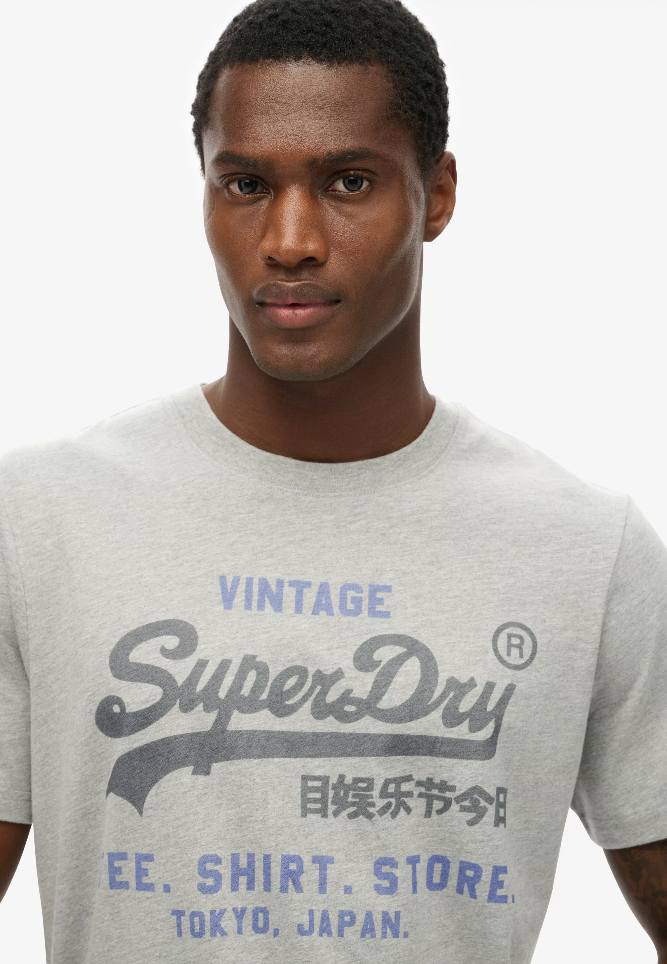 Superdry Rundhalsshirt "VL HERITAGE RELAXED TEE" günstig online kaufen