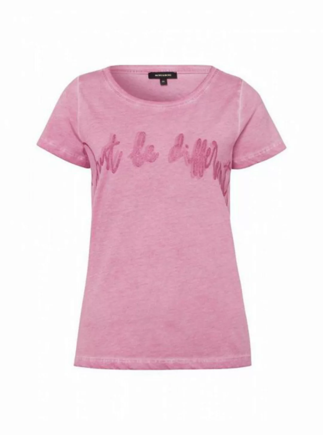 MORE&MORE T-Shirt sleeve Pink Glitzerschrift günstig online kaufen