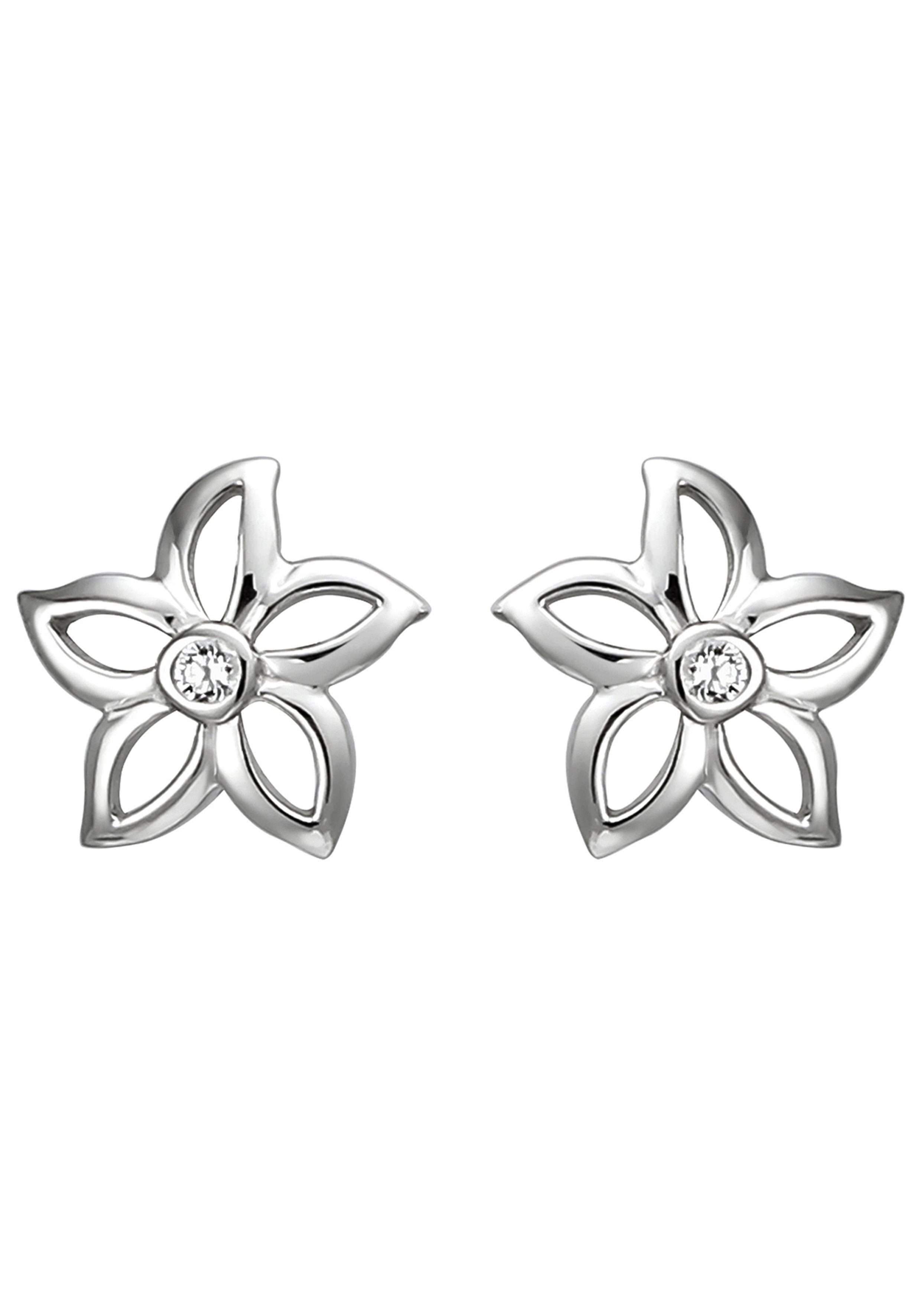 JOBO Paar Ohrstecker Blume, 925 Silber günstig online kaufen