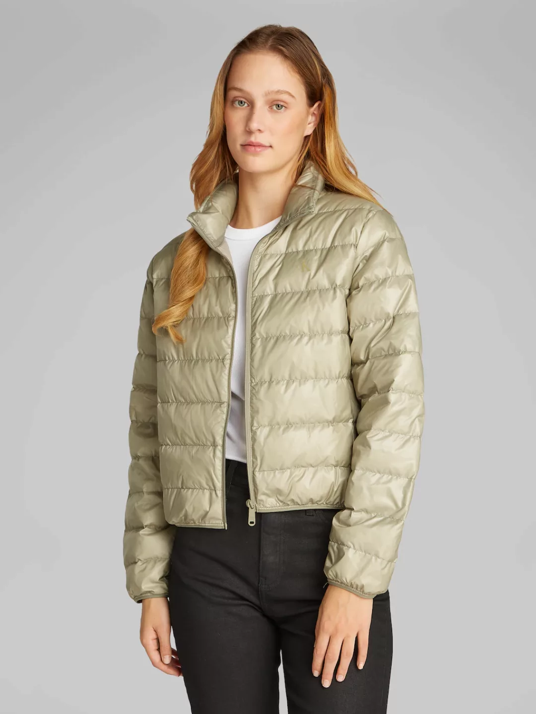 Calvin Klein Jeans Steppjacke "UL DOWN SHINE PUFFER", mit Logodruck günstig online kaufen