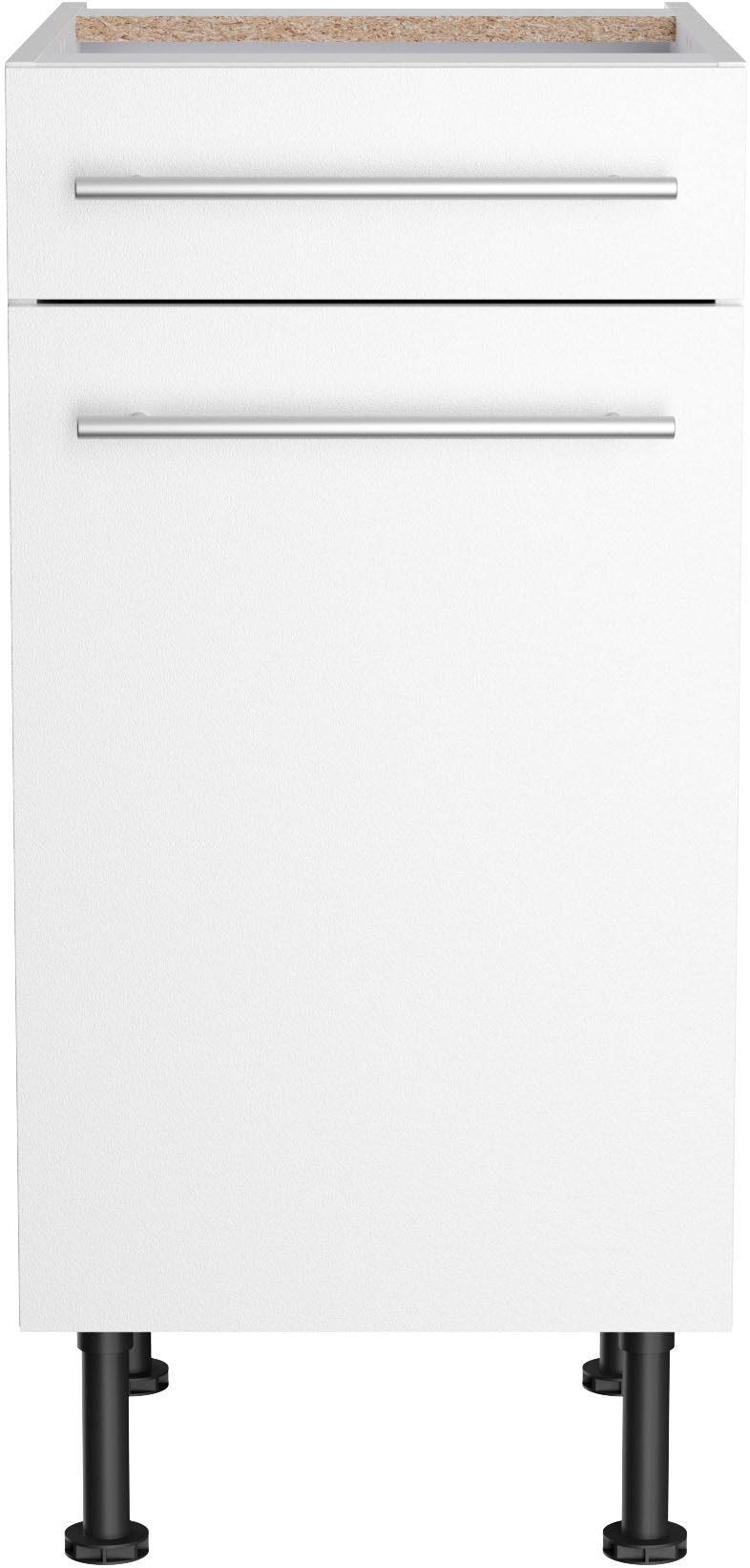 KOCHSTATION Unterschrank "KS-Bern2", Breite 40 cm, 1 Tür, 1 Schubkasten, 1 günstig online kaufen