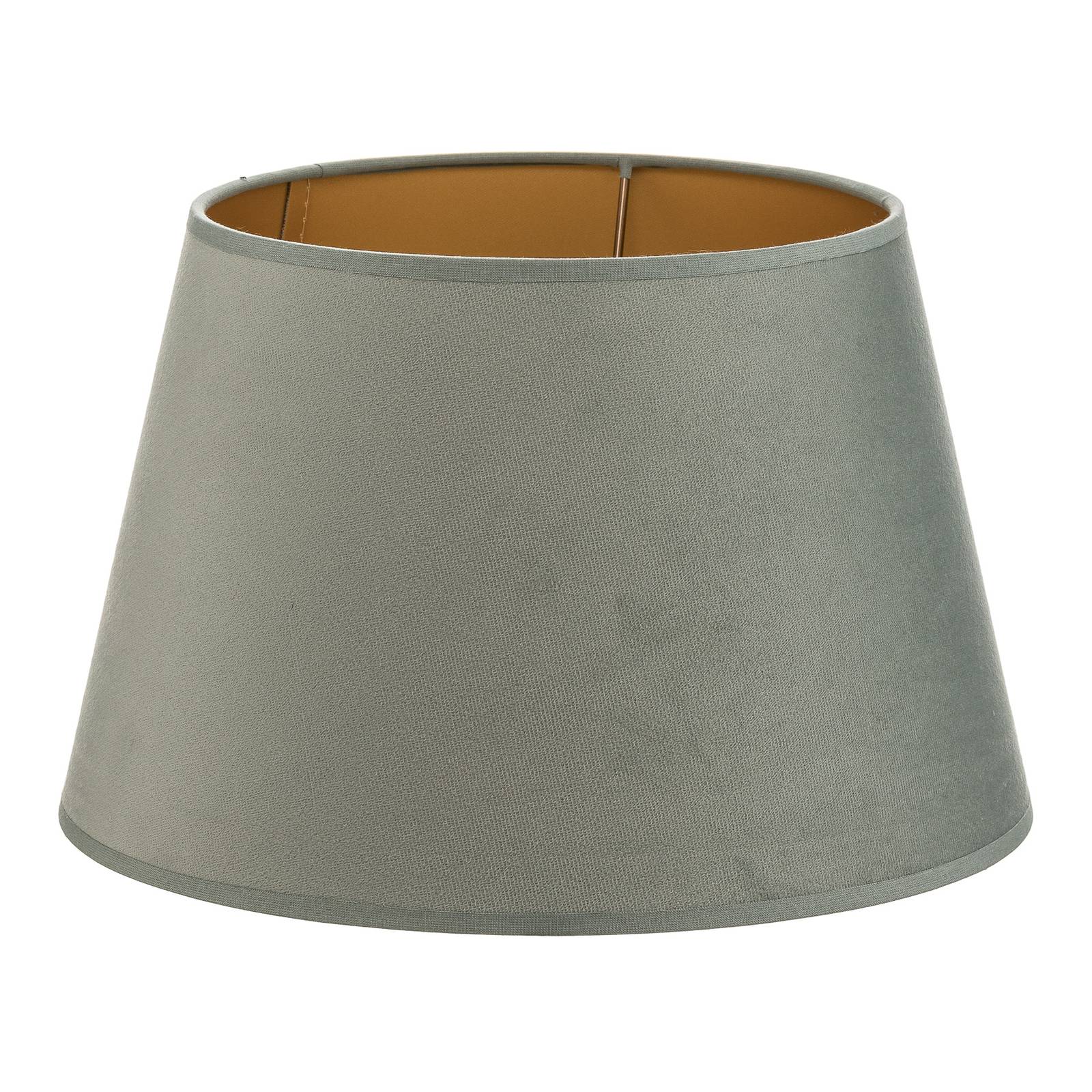 Lampenschirm Cone Höhe 18 cm, mintgrün/gold günstig online kaufen