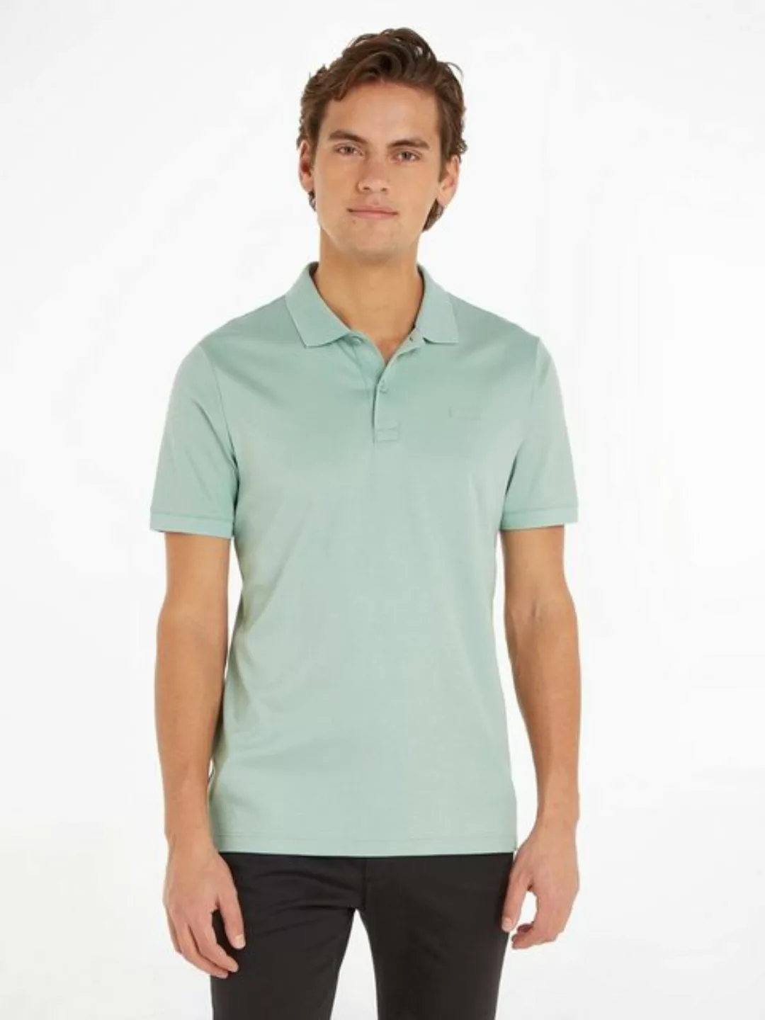 Calvin Klein Poloshirt SMOOTH COTTON SLIM POLO günstig online kaufen