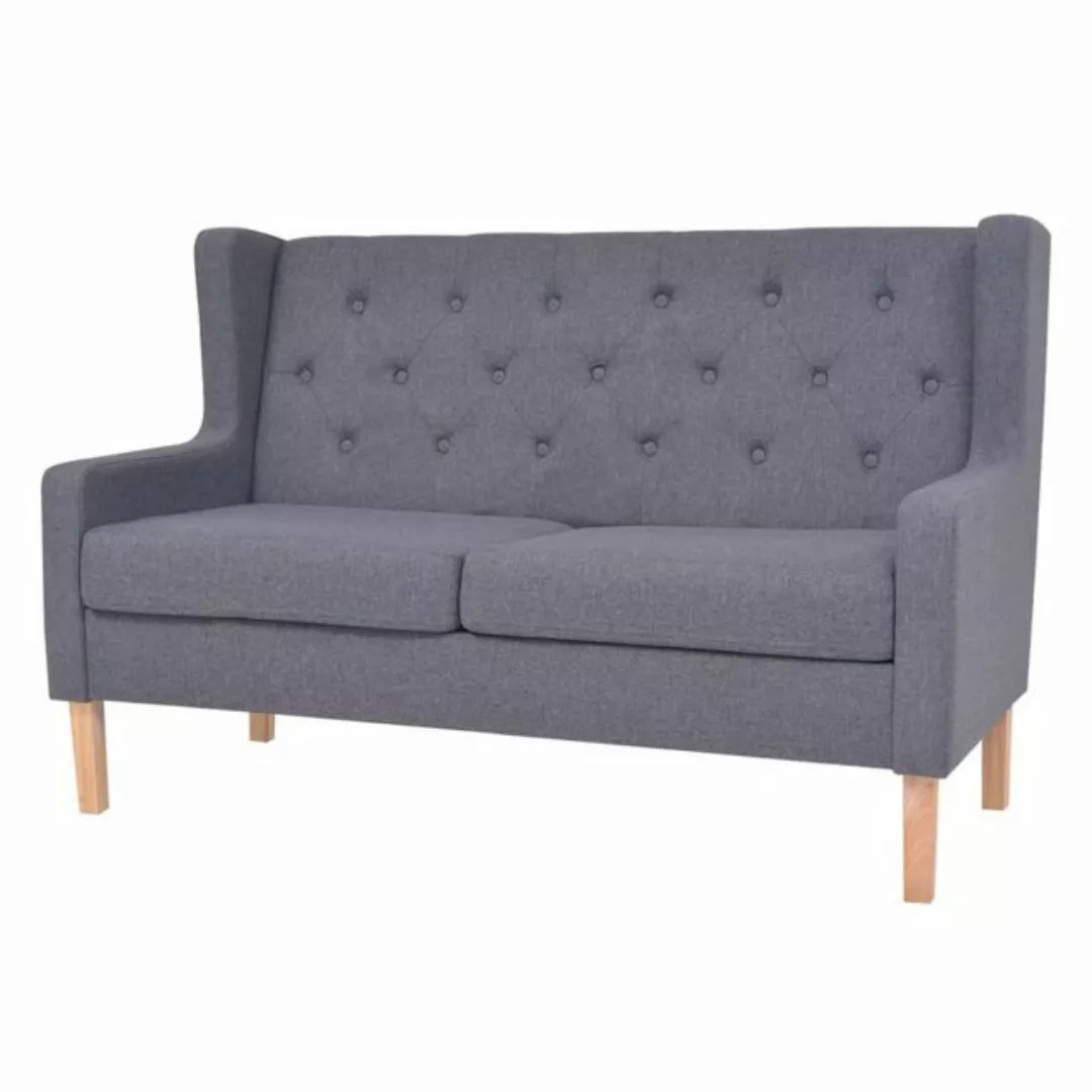 Sofa-set 2-tlg. Stoff Grau günstig online kaufen