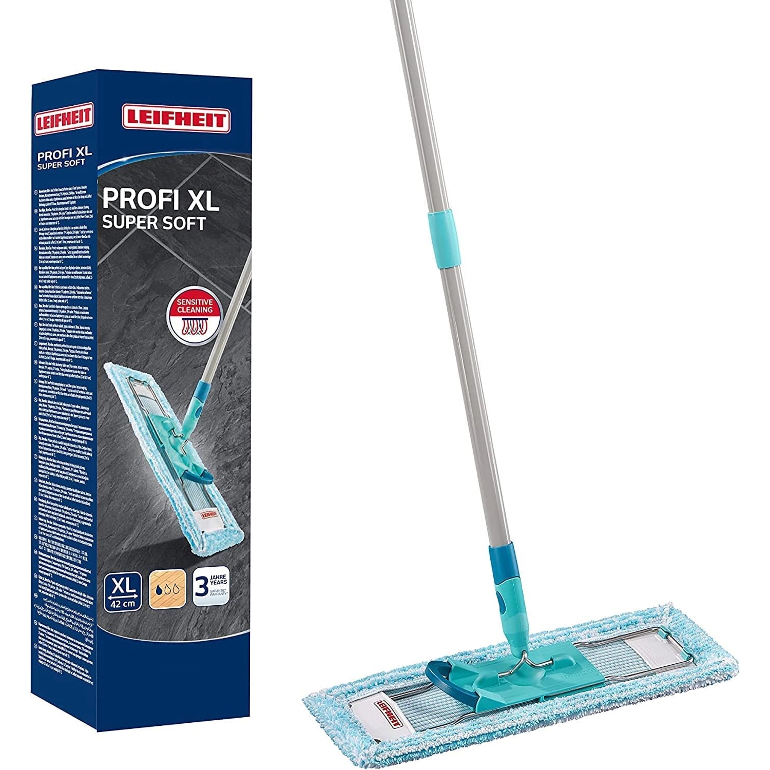 Leifheit Bodenwischer Profi XL Parkett & Holzböden in Box günstig online kaufen