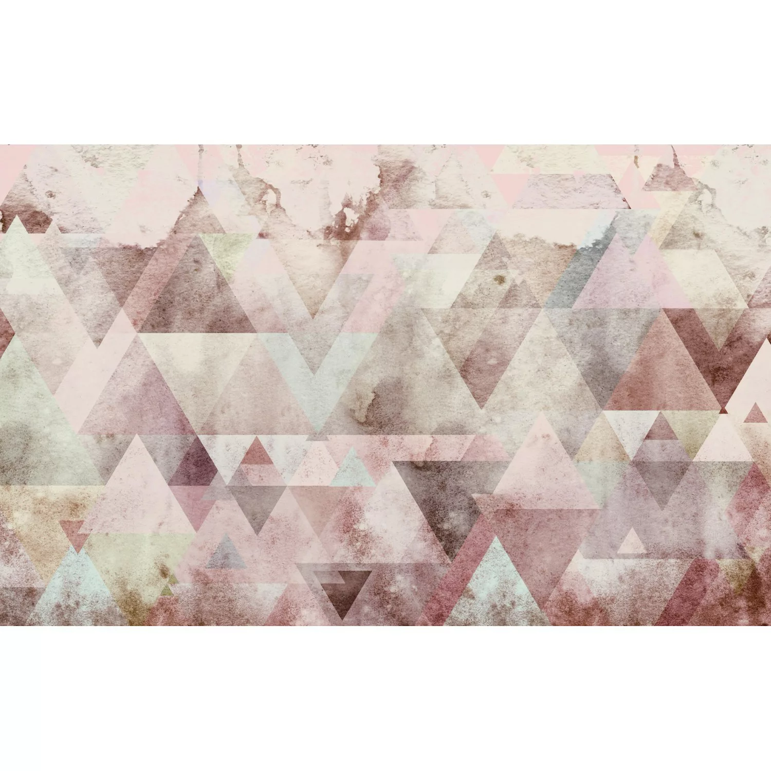 Komar Vliestapete »Triangles Red«, 400x250 cm (Breite x Höhe), Vliestapete, günstig online kaufen