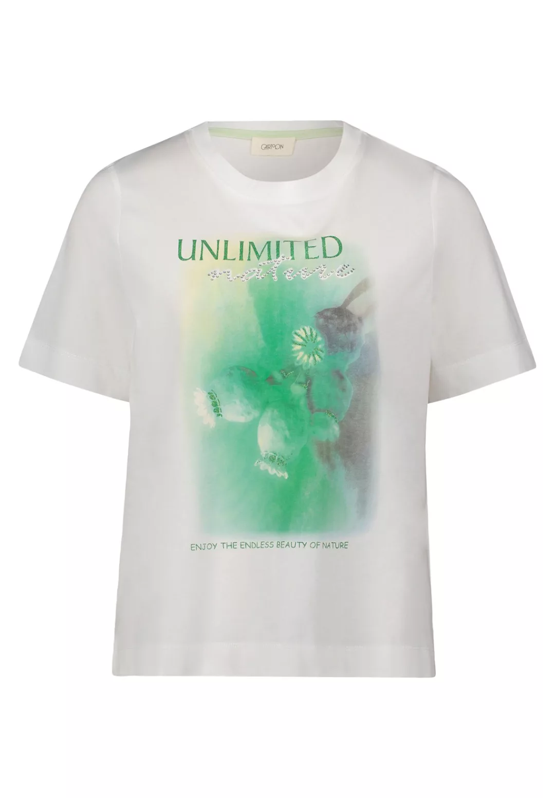 Cartoon Kurzarmshirt "Cartoon Damen Printshirt mit Rundhalsausschnitt", (1 günstig online kaufen
