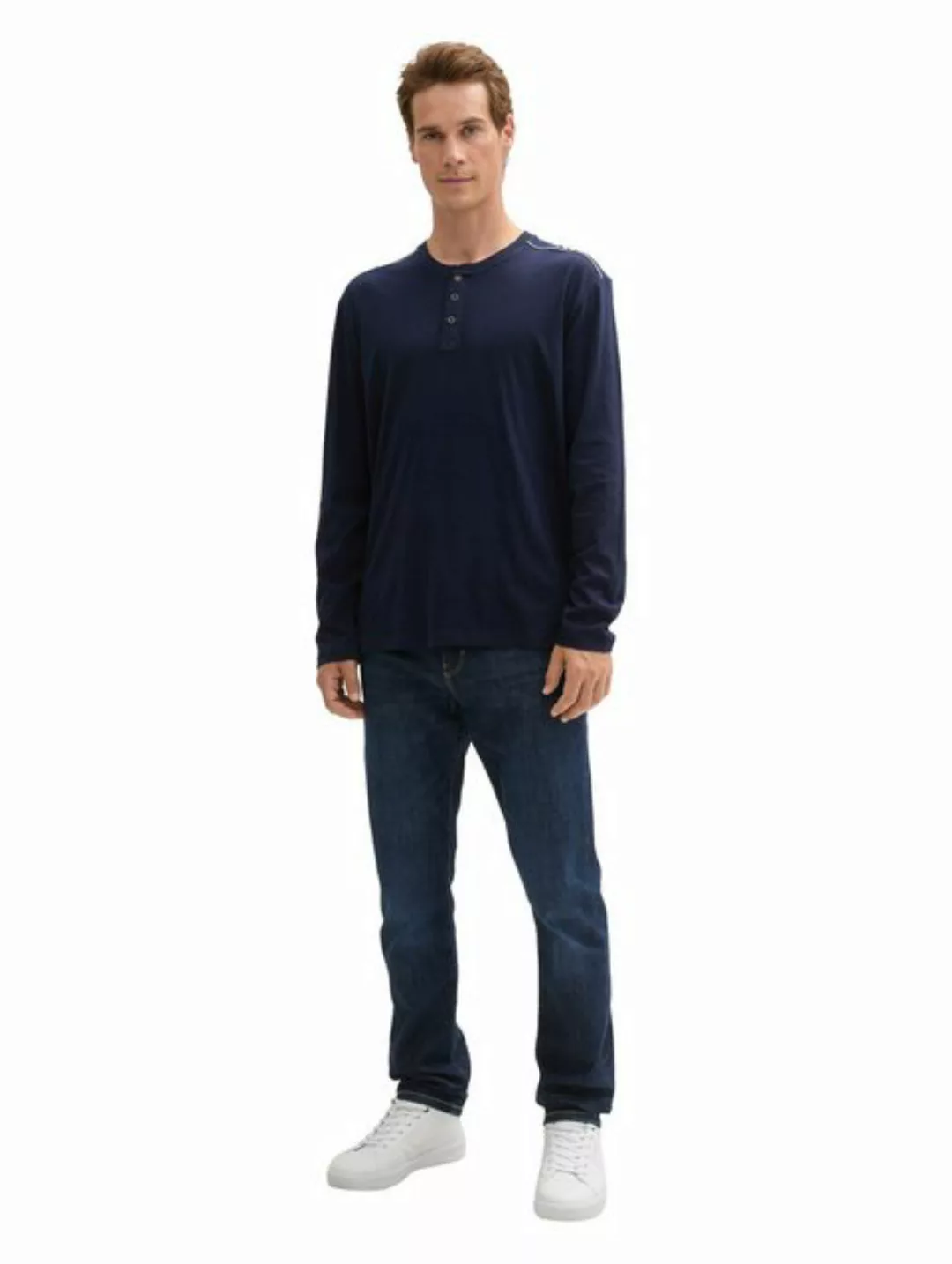 TOM TAILOR Henleyshirt mit Henley Ausschnitt günstig online kaufen