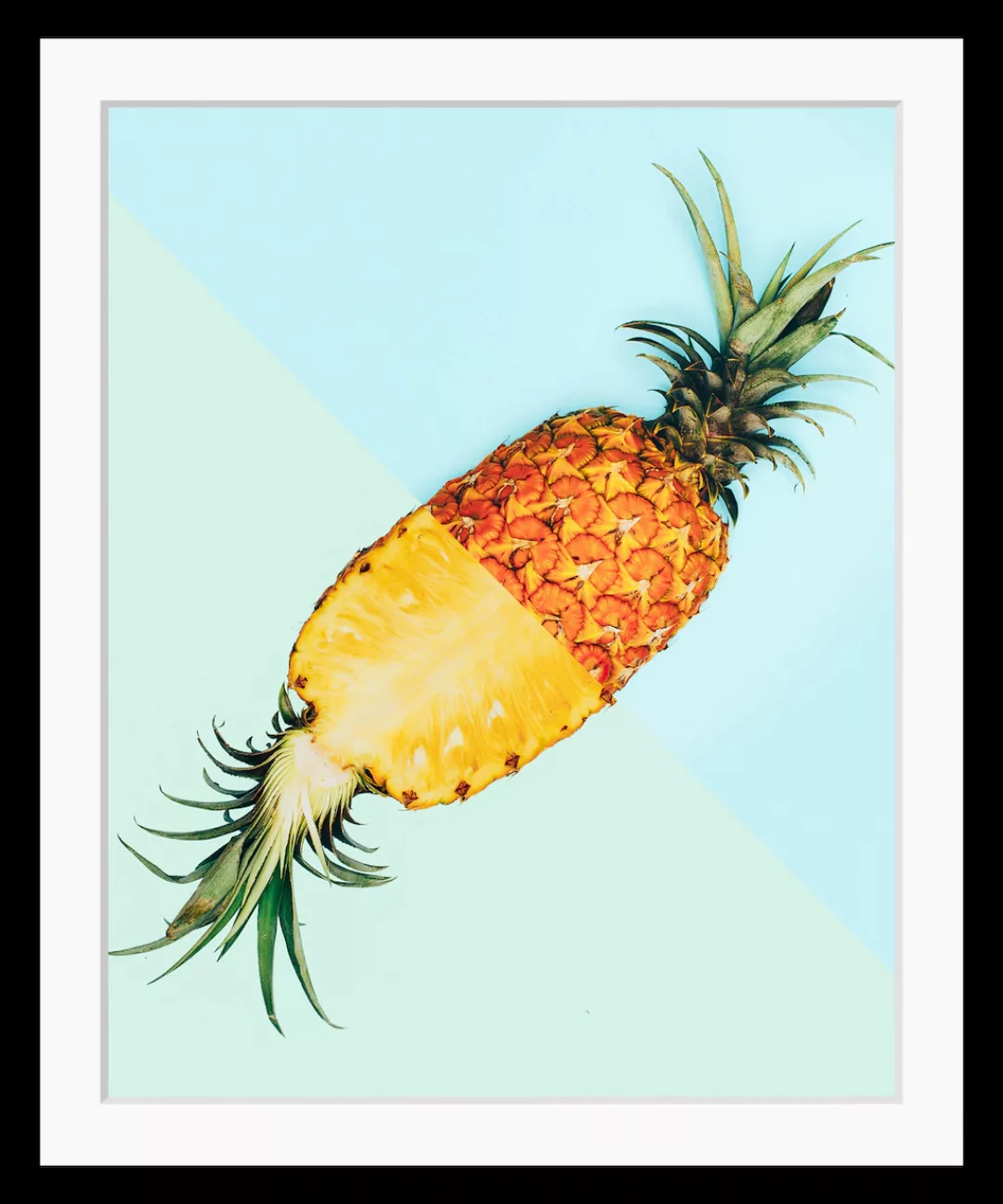 queence Bild "Justina", Obst-Obst Bilder-Kunst-Lebensmittel-Ananas, HD Prem günstig online kaufen