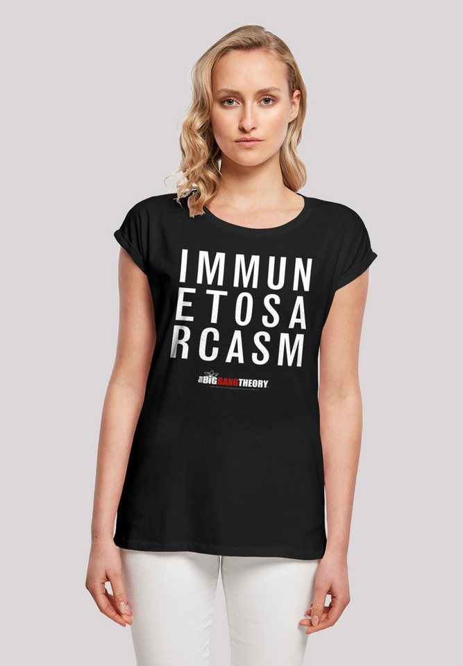 F4NT4STIC T-Shirt Big Bang Theory Immune To Sarcasm Damen,Premium Merch,Reg günstig online kaufen