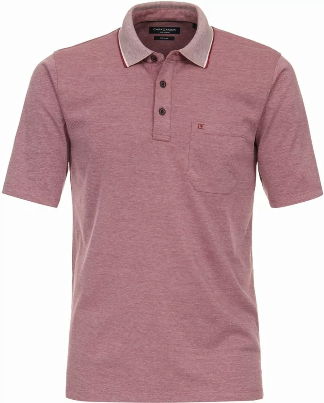 Casa Moda Poloshirt Stretch Melange Rosa - Größe 3XL günstig online kaufen