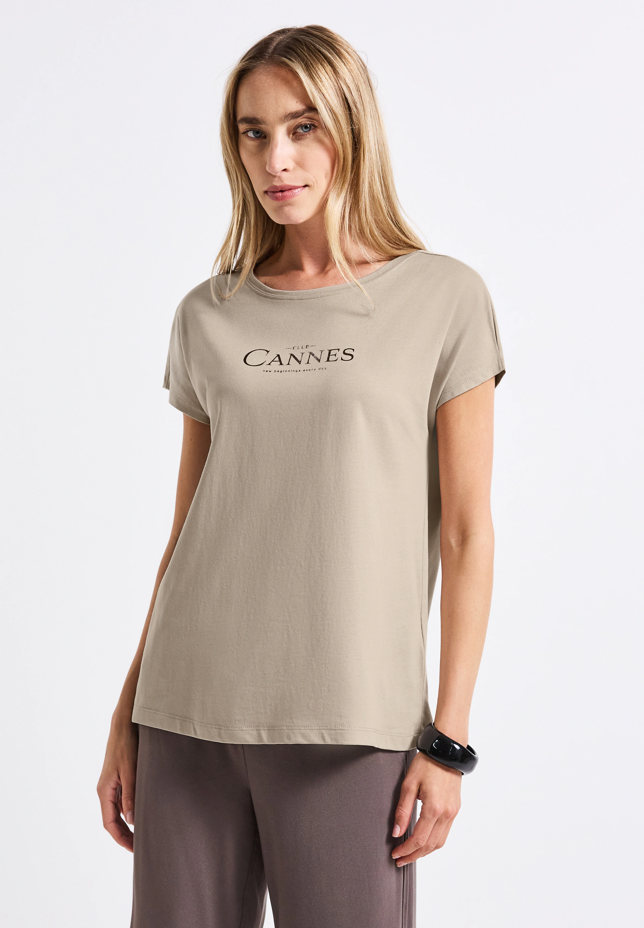 STREET ONE T-Shirt, im soften Baumwoll-Mix günstig online kaufen