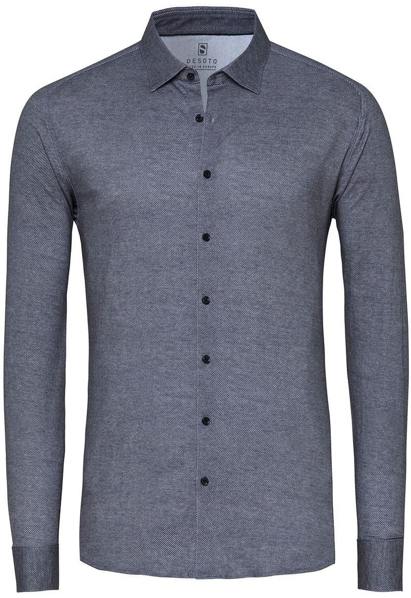 DESOTO Hemd Twill Optics Grau - Größe XXL günstig online kaufen