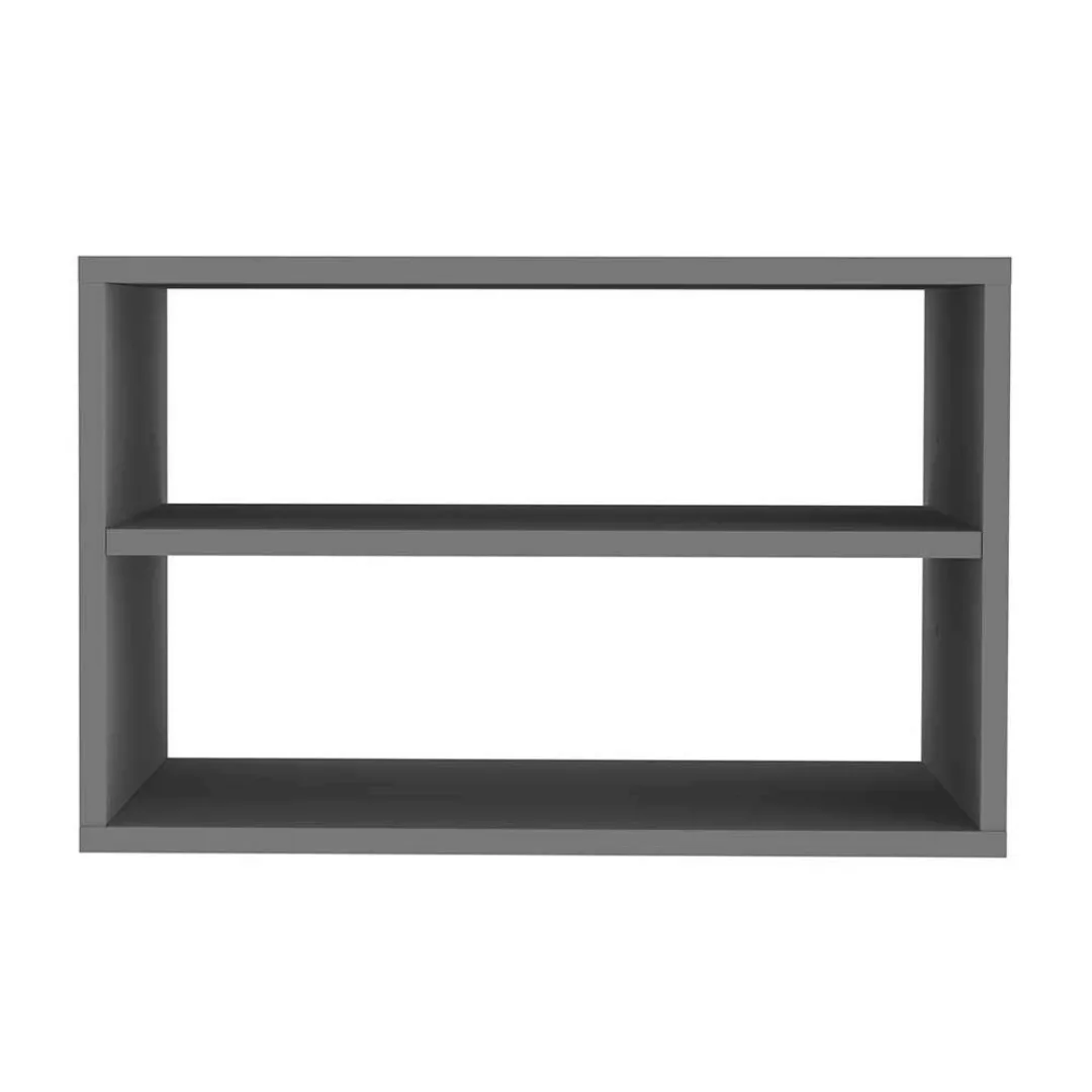 Graues Wand Regal in rechteckiger Form Skandi Design günstig online kaufen