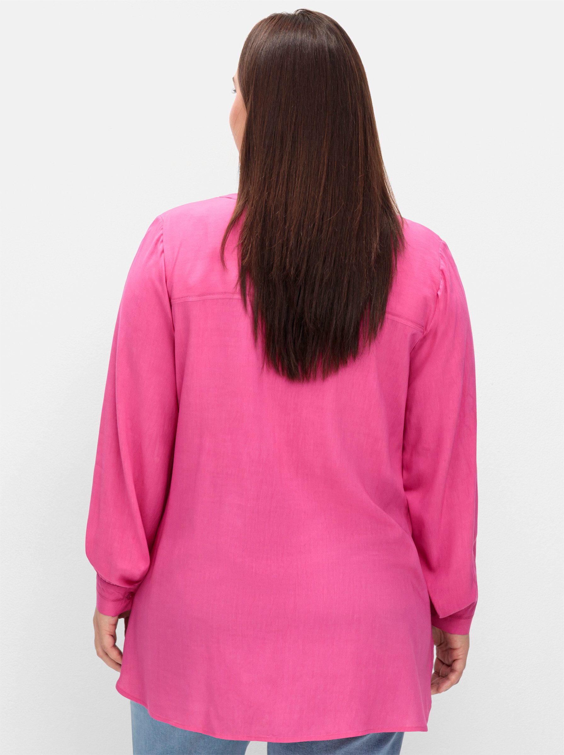Sheego Klassische Bluse Longbluse günstig online kaufen