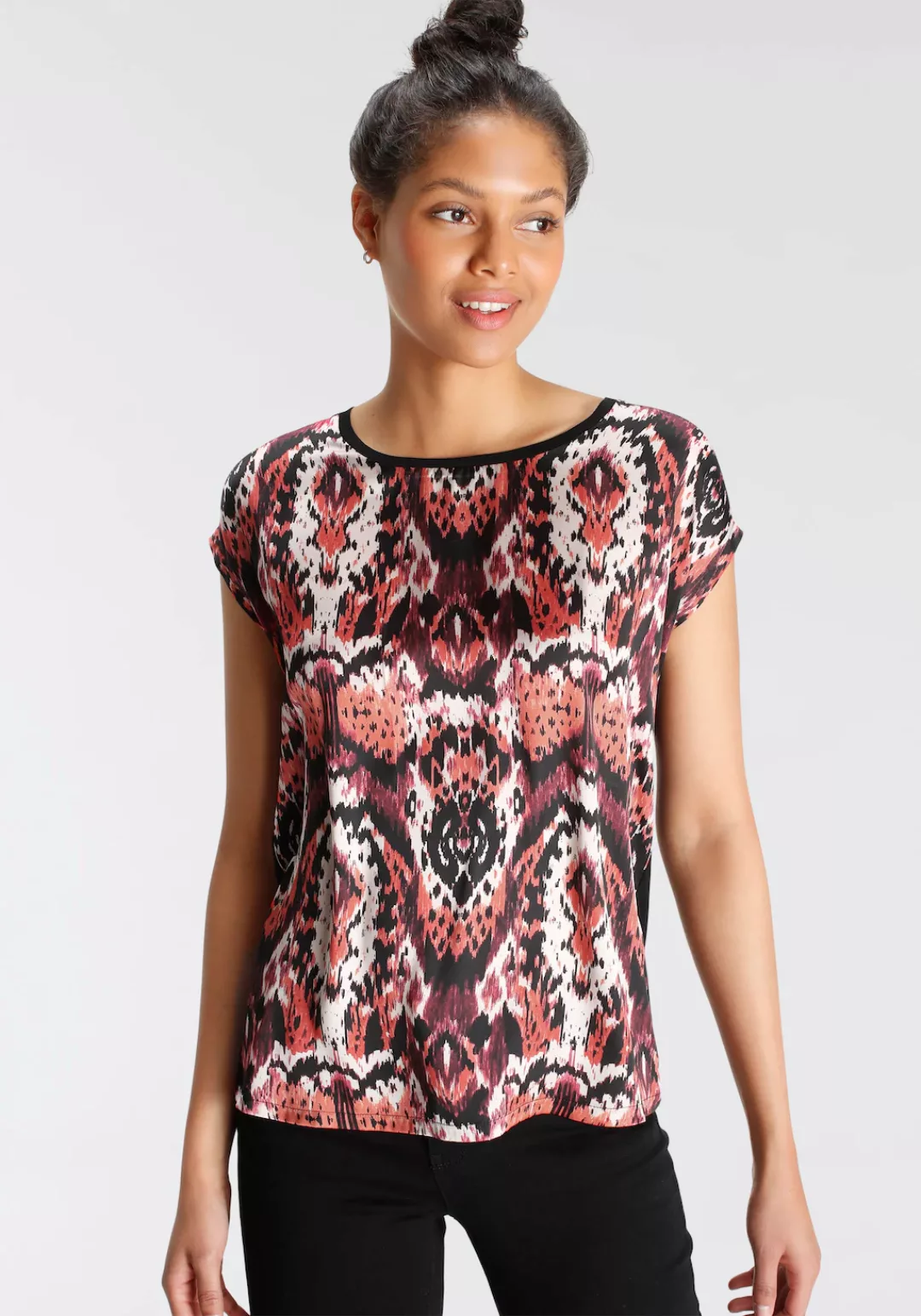 Tamaris Shirtbluse mit trendigem Print günstig online kaufen