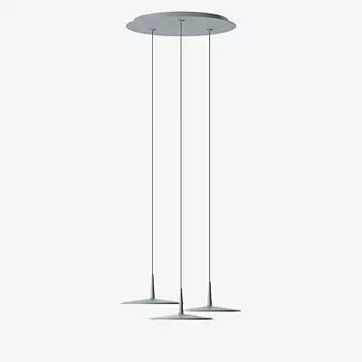 Vibia Skan Pendelleuchte LED 3-flammig, blau - Dali günstig online kaufen