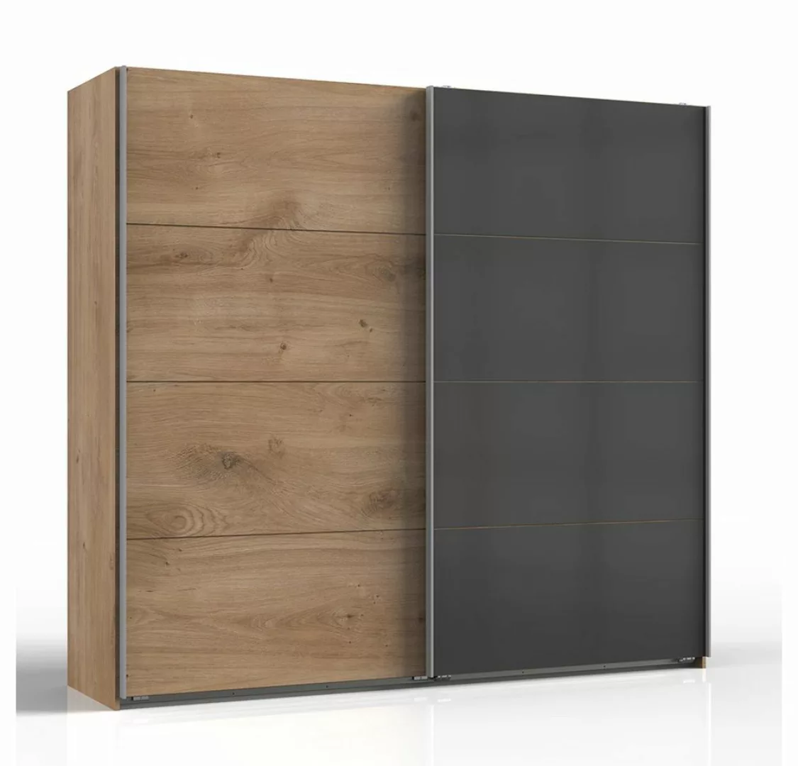 Lomadox Schwebetürenschrank VIESTE-43 Kleiderschrank, 270cm breit, graphit günstig online kaufen