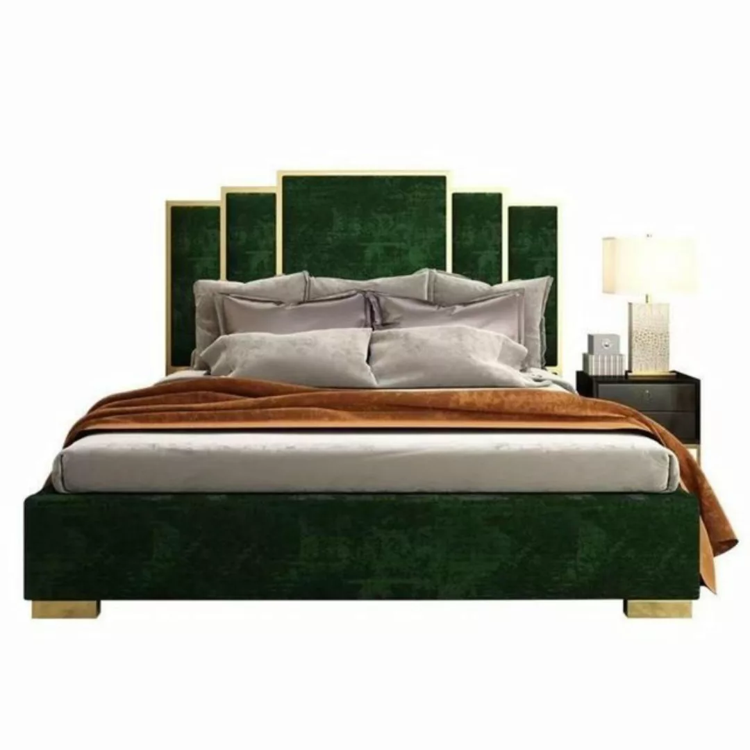 JVmoebel Bett Bett 2x Nachttisch 3 tlg Schlafzimmerset Design Modern Nachtt günstig online kaufen