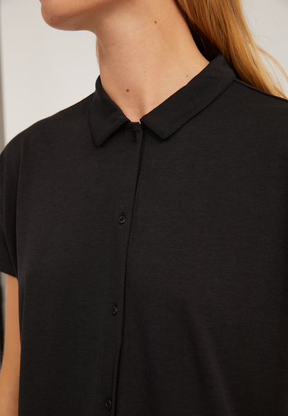 Naala Solid - Damen Bluse Aus Tencel Lyocell Mix günstig online kaufen