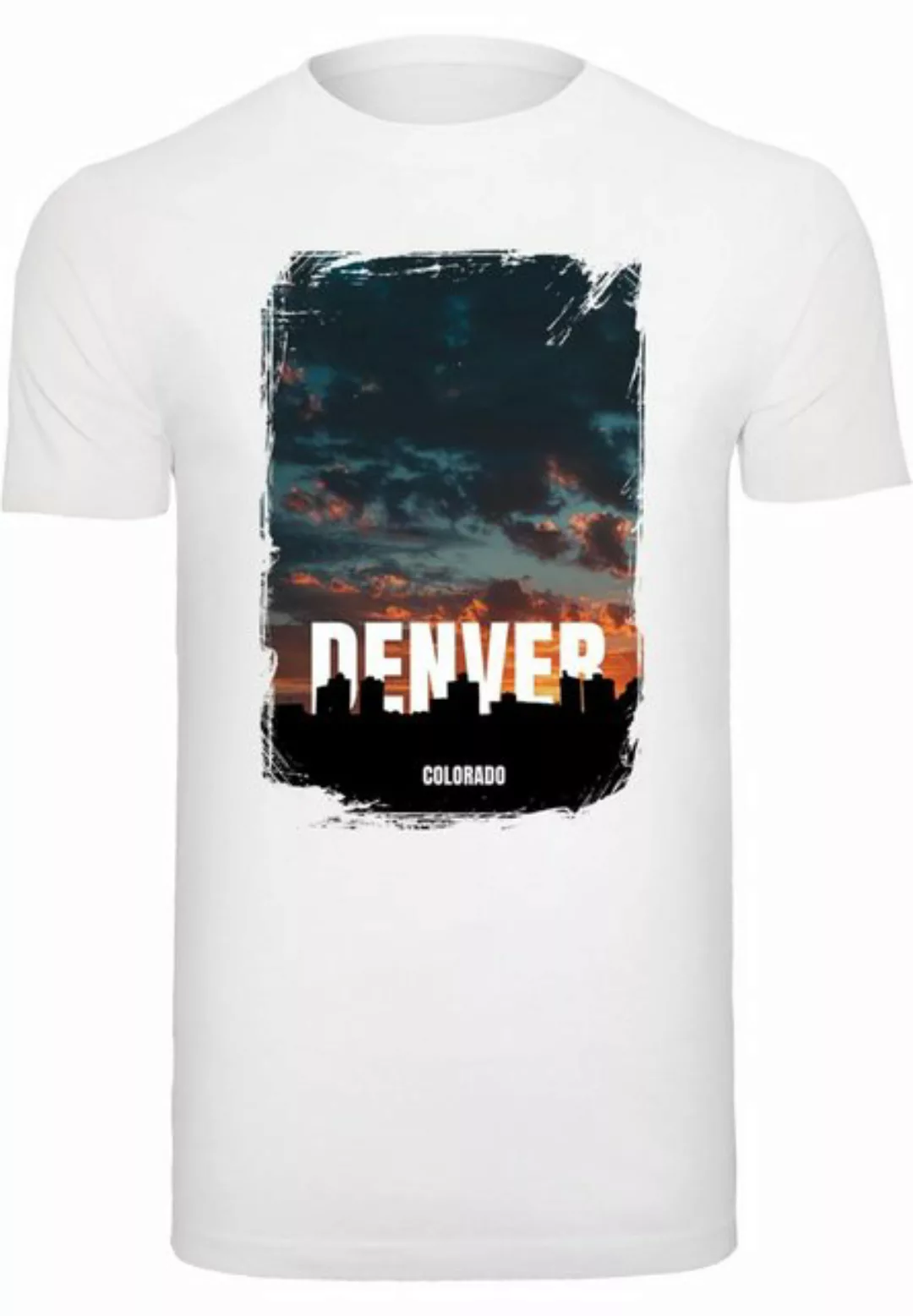 Merchcode T-Shirt Merchcode Herren Denver T-Shirt Round Neck (1-tlg) günstig online kaufen