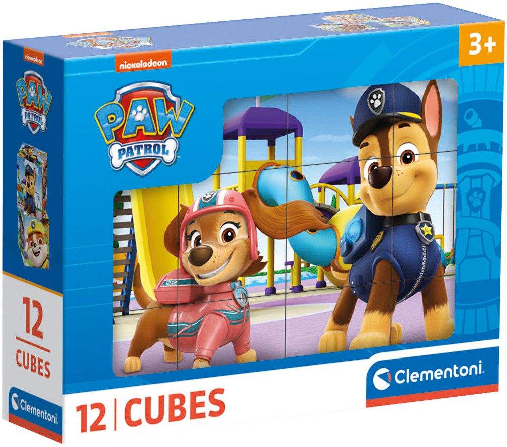 Clementoni® Würfelpuzzle Paw Patrol, 12 Puzzleteile, günstig online kaufen