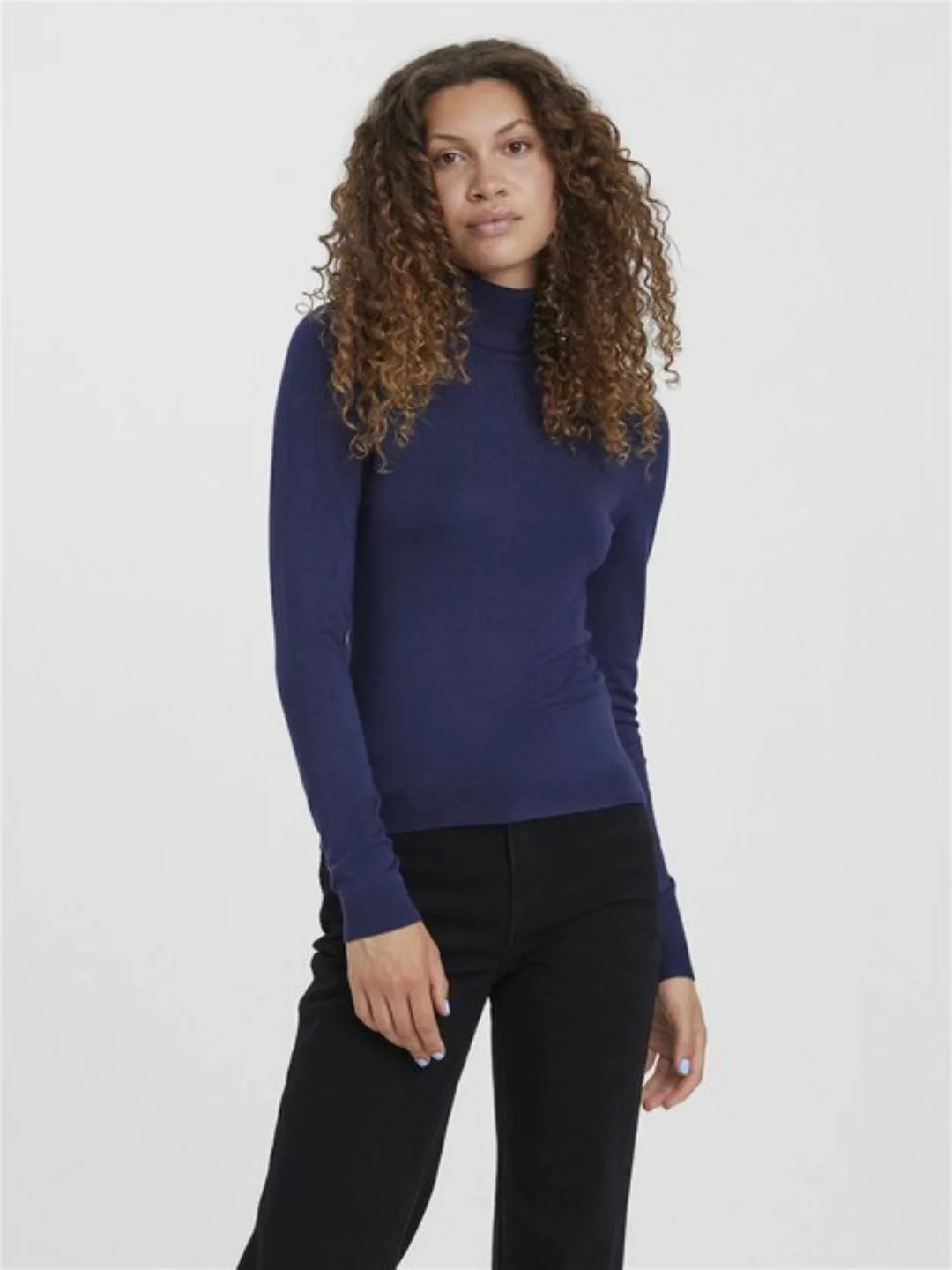 Vero Moda Rollkragenpullover VMGLORY LS ROLLNECK BLOUSE GA NOOS günstig online kaufen