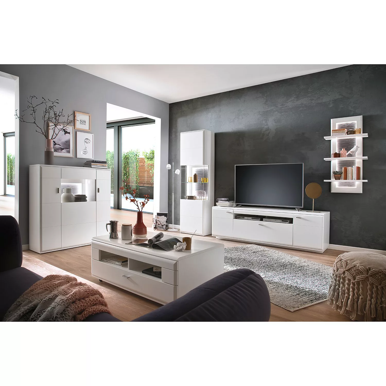 MCA furniture Beistellschrank 120 x 124 x 38 cm (B/H/T) günstig online kaufen