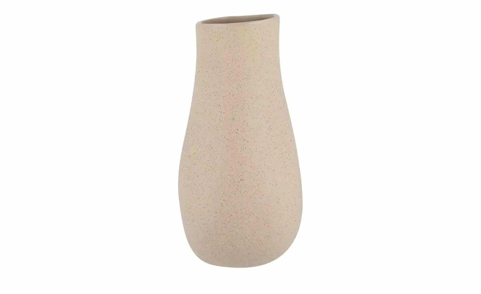 Vase ¦ beige ¦ Steinzeug ¦ Maße (cm): H: 25,5  Ø: 12.5 Accessoires > Vasen günstig online kaufen